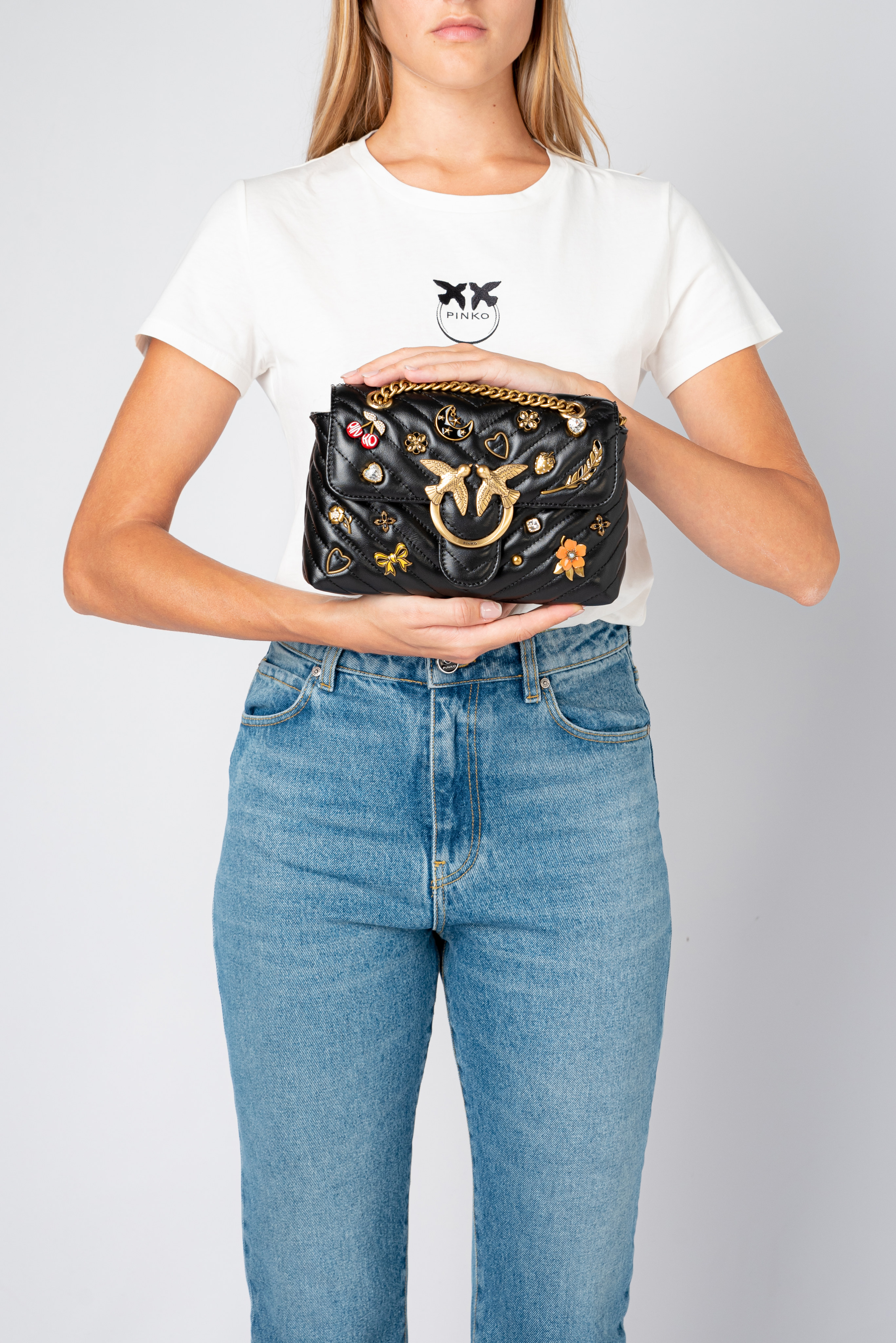 Mini Lady Love Bag Puff Logo Monogram