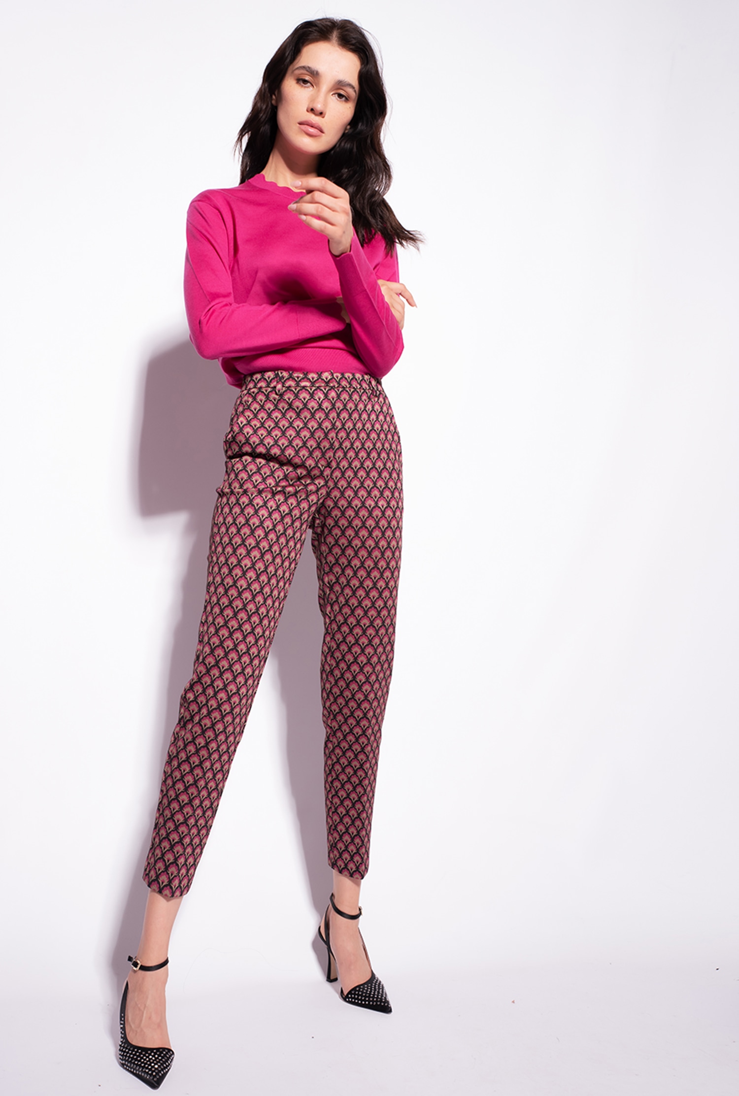 Liberty floral slim-fit trousers