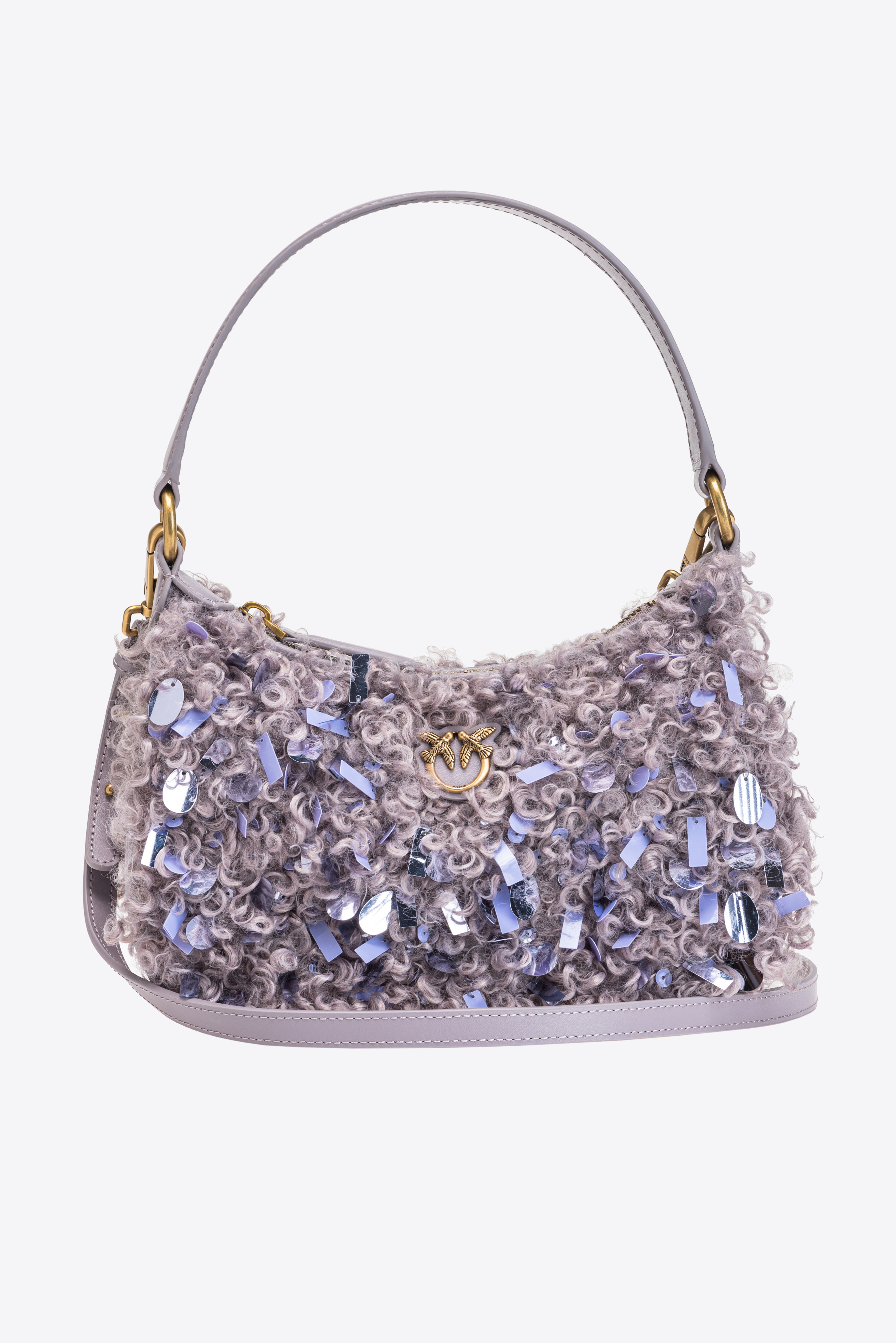 Mini Half Moon Bag Neon Curls