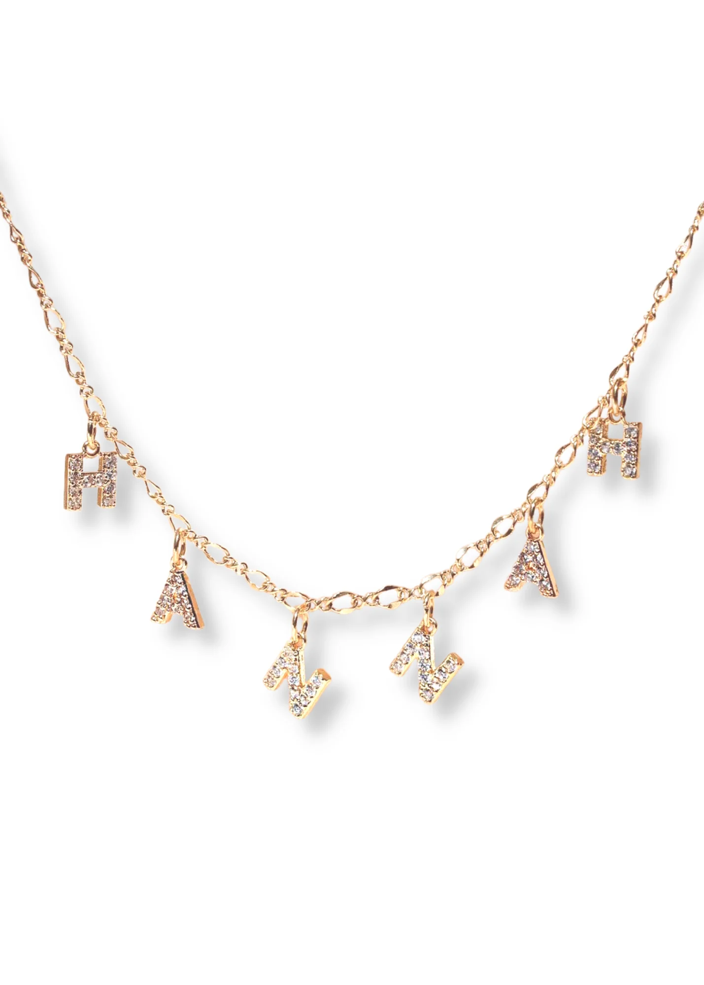 Dainty initials necklace