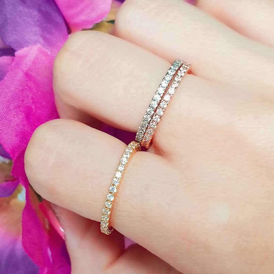 Churumbela clásica rose gold