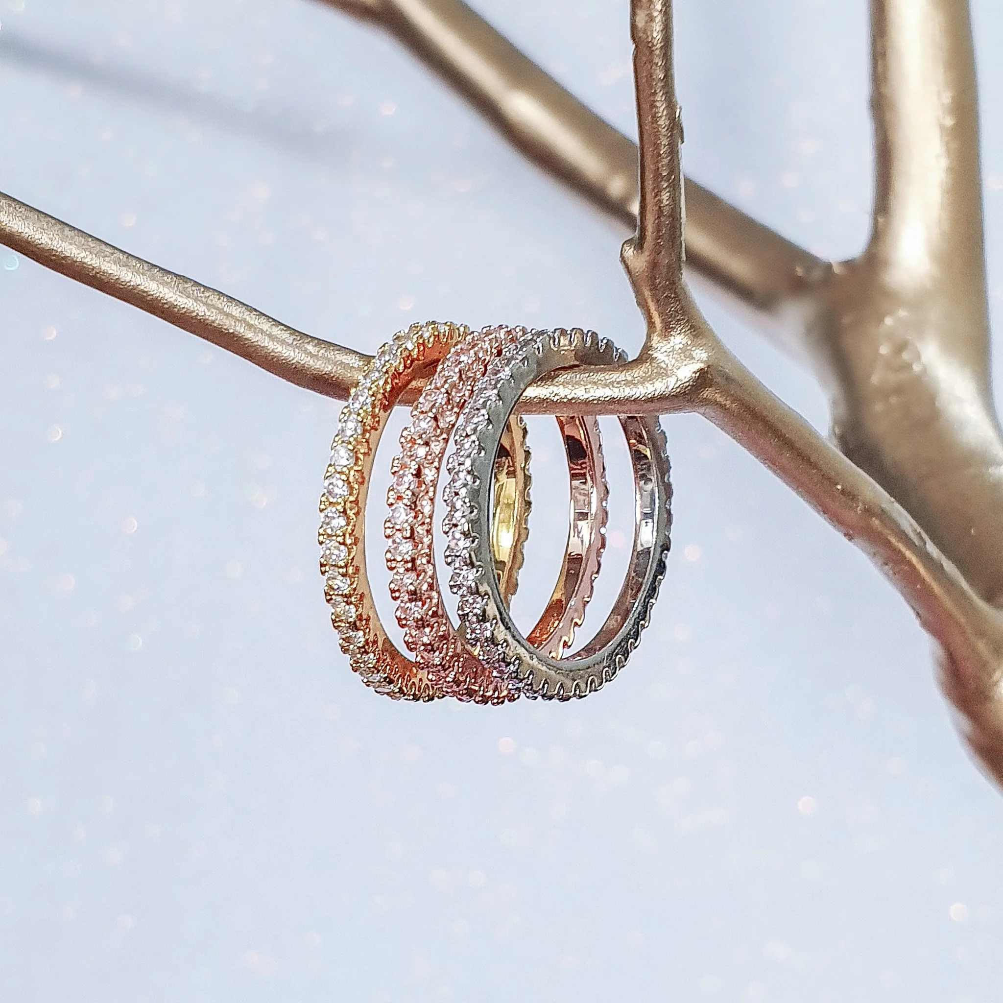 Churumbela clásica rose gold