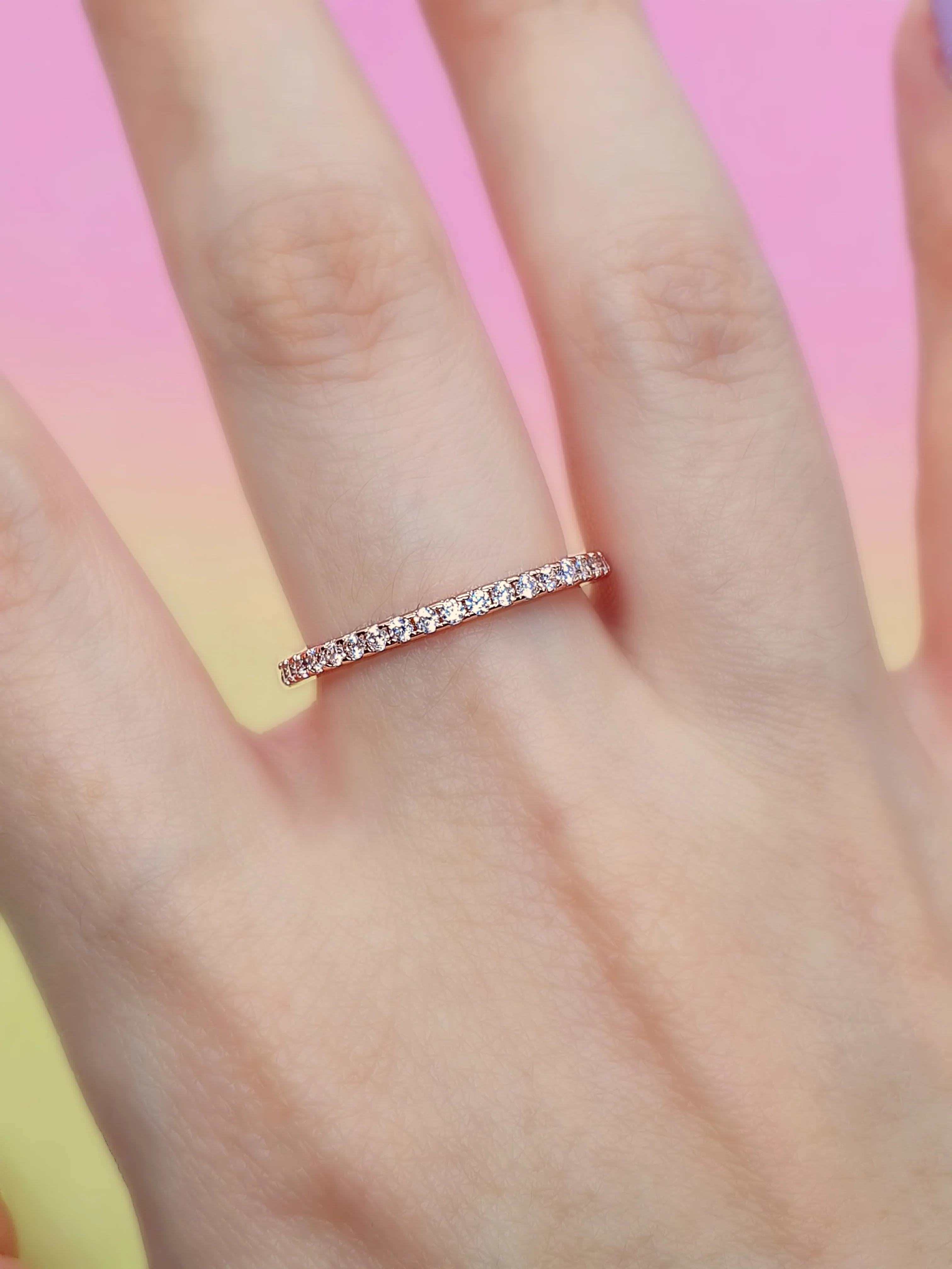 Churumbela clásica rose gold