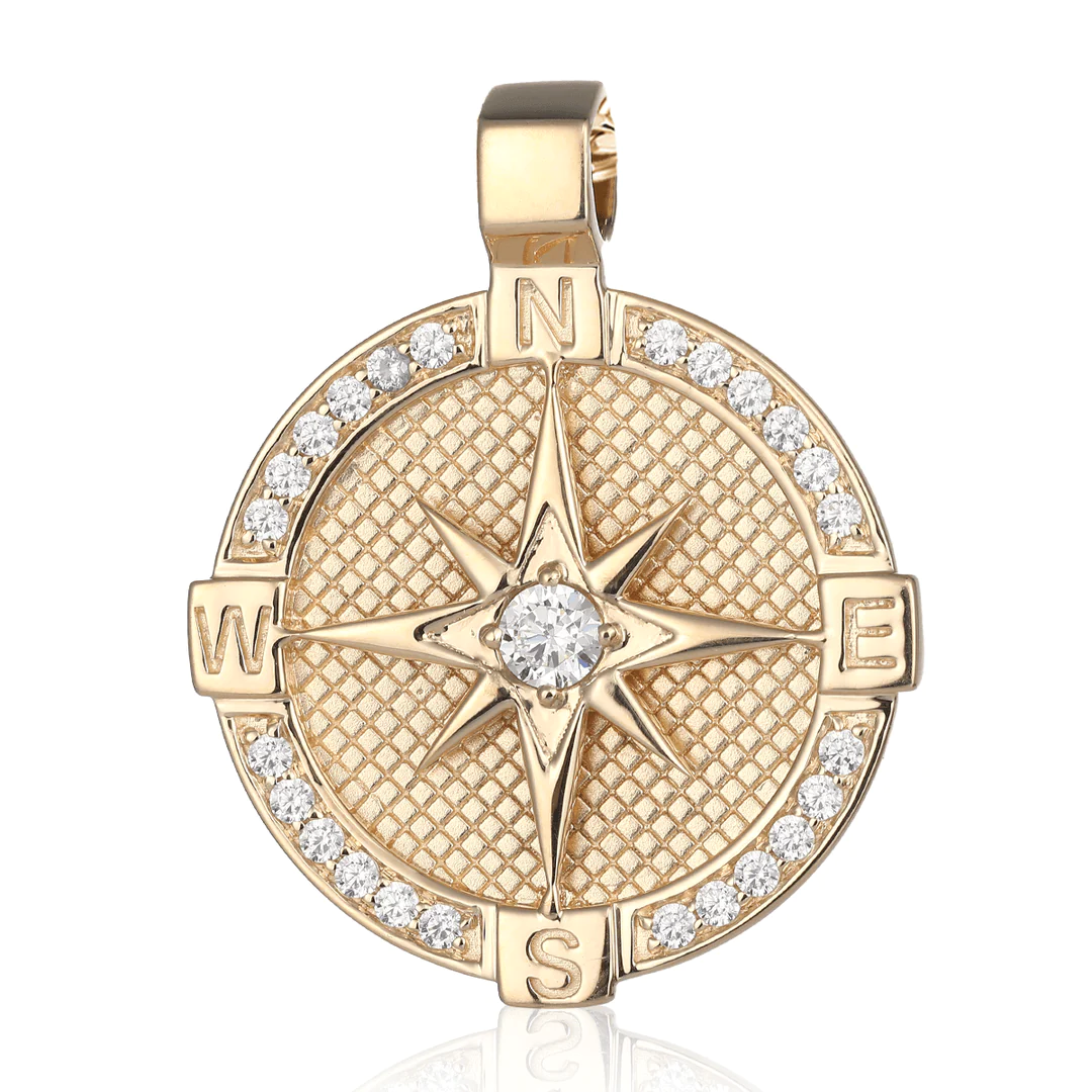 Diamond Compass pendant