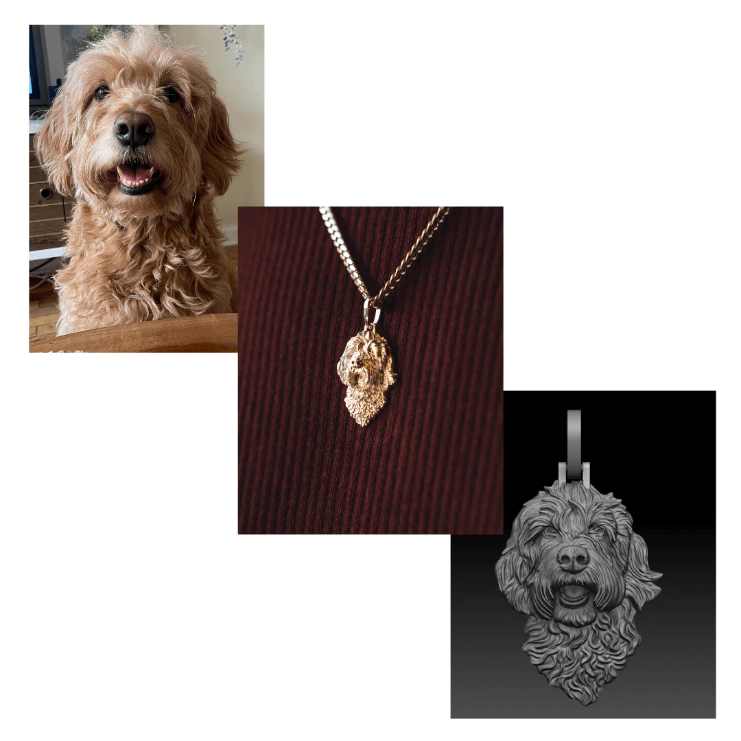 Customizable Dog Pendant