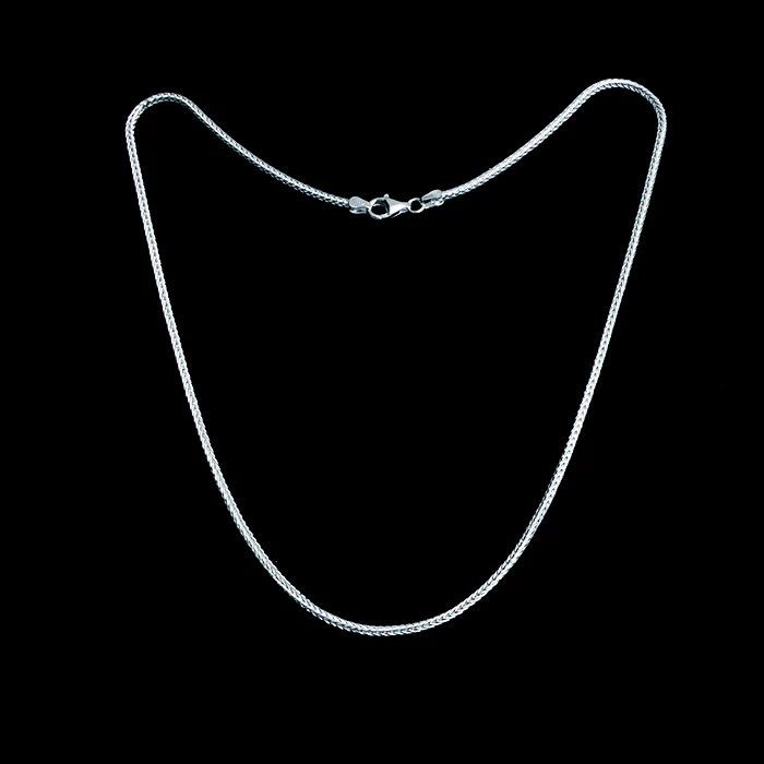 Sterling silver wheat singapore chain