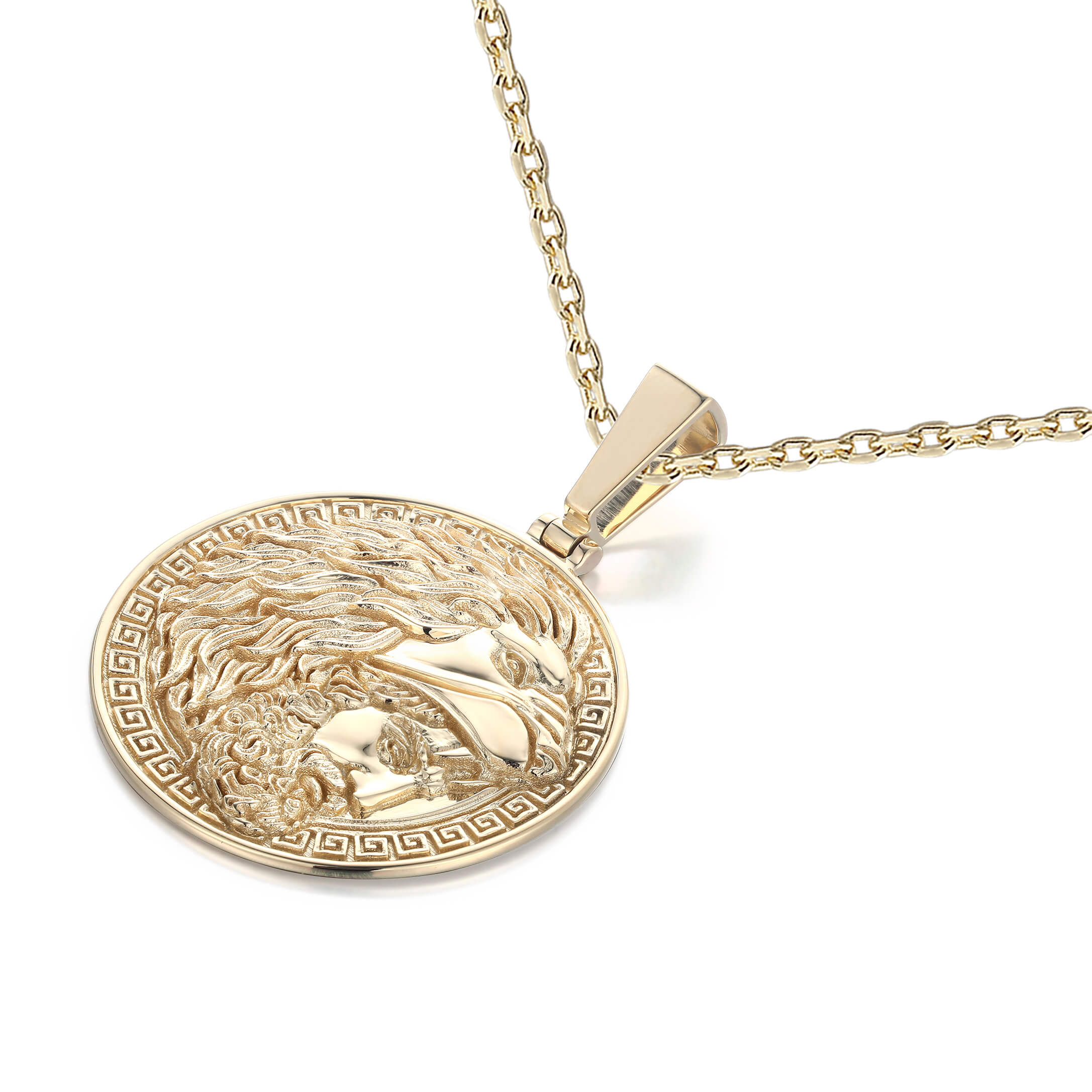 Hercules Lion Head Pendant