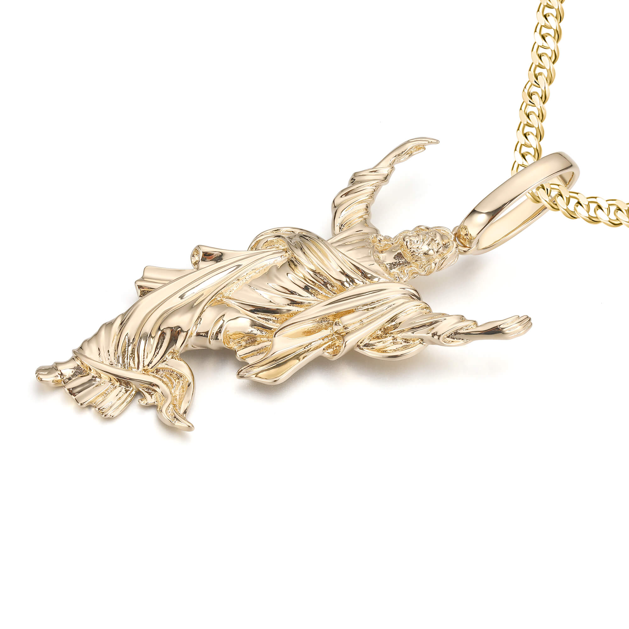 Praying Hands Jesus Christ Pendant