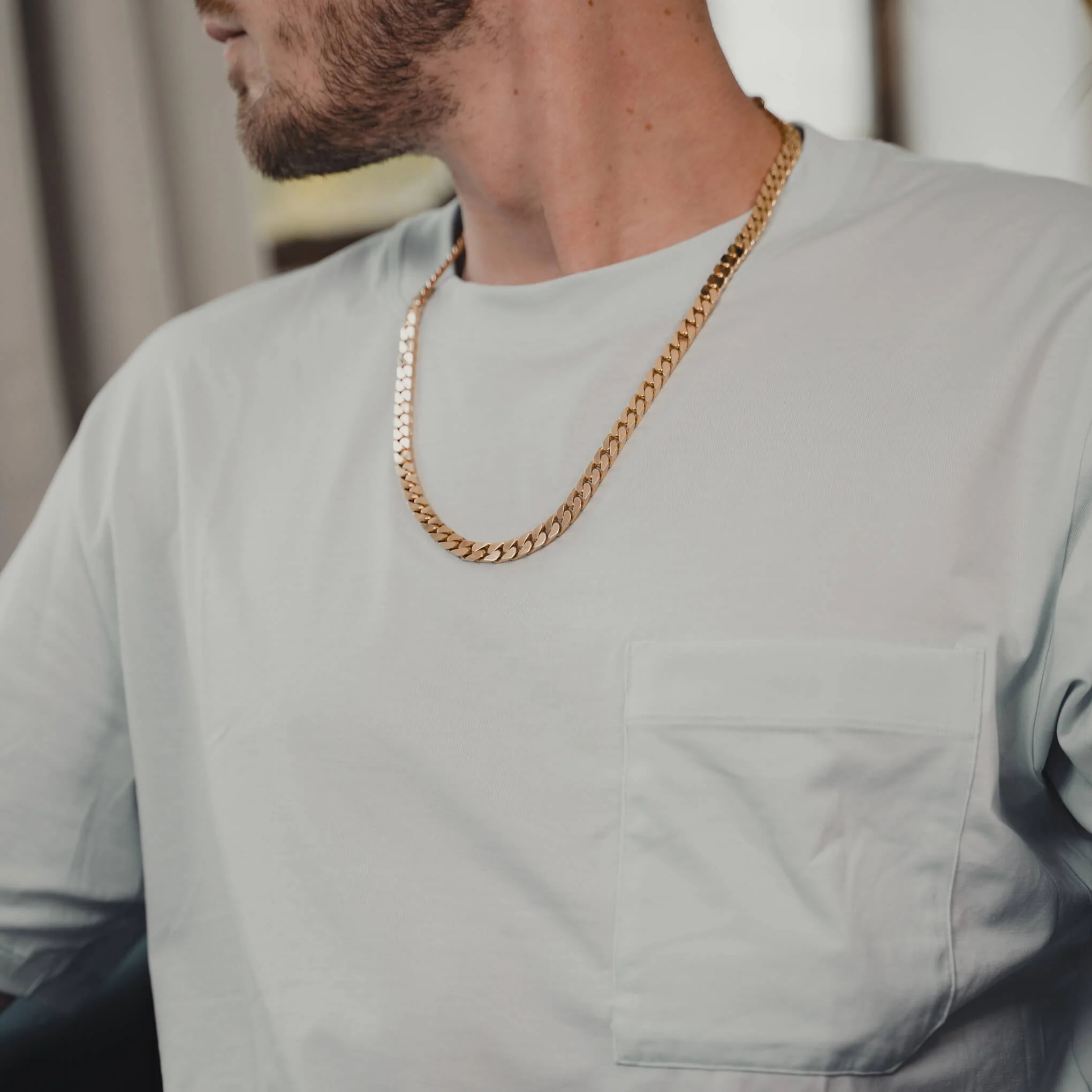 Square Cut Cuban Link Chain