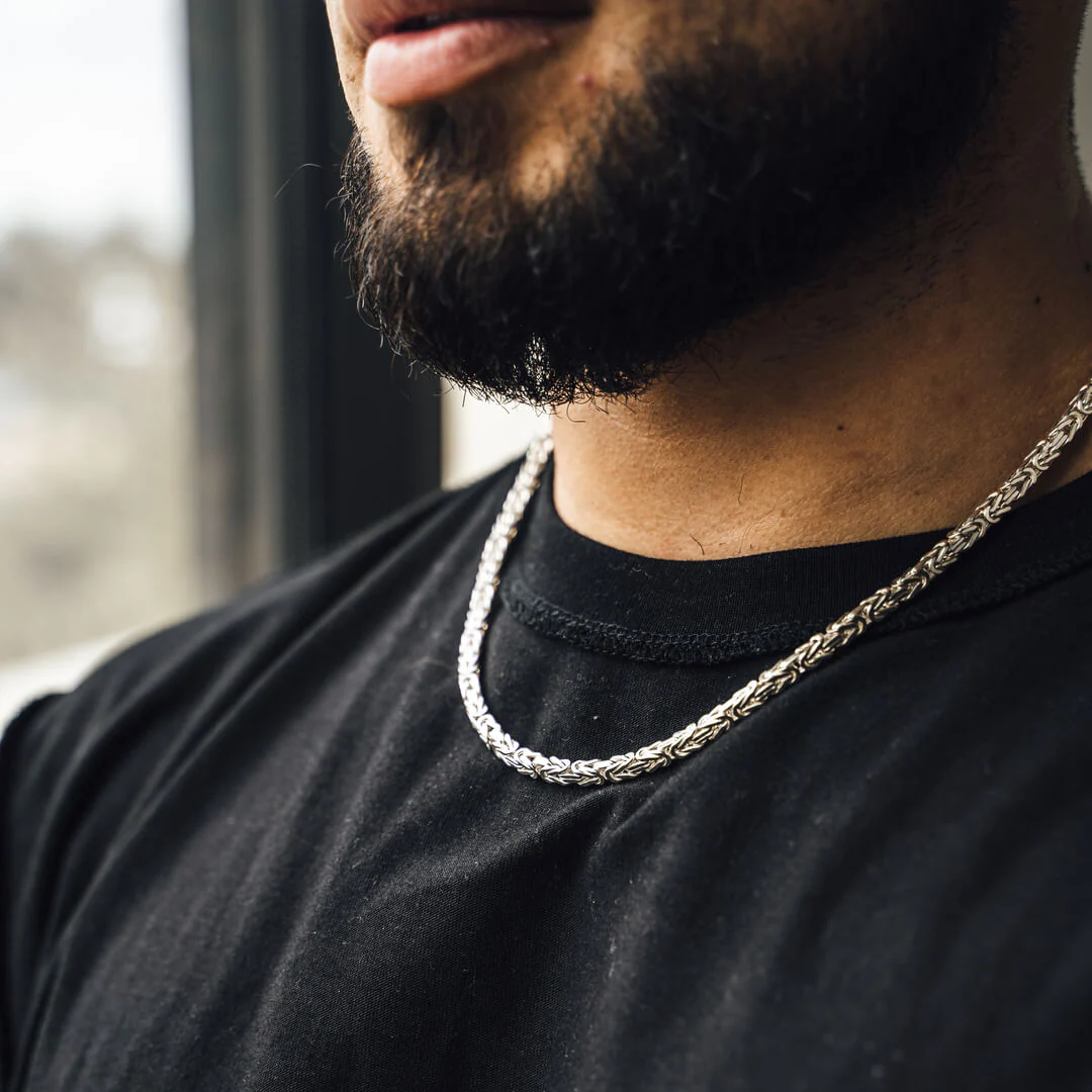 Sterling Silver Byzantine Chains