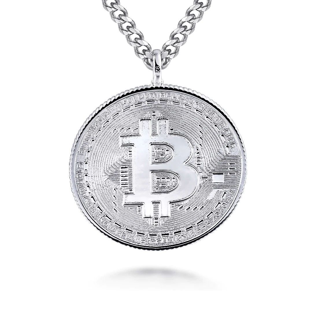 Microchip Bitcoin Pendant