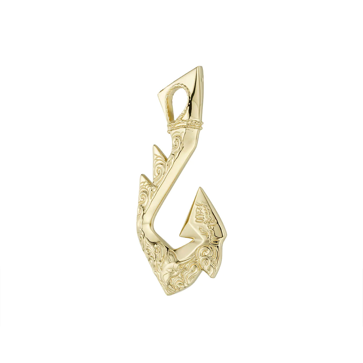 Genuine Gold Hook Pendant