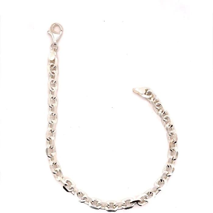 Sterling Silver Heavy Link Bracelet