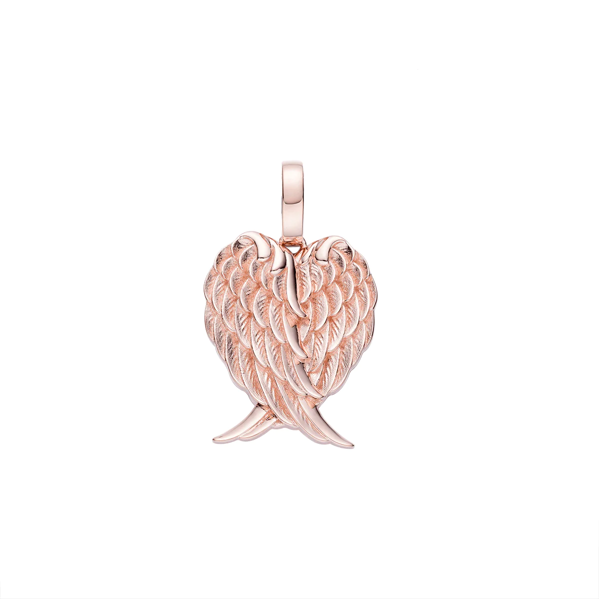 Heart Shaped Wing Pendant