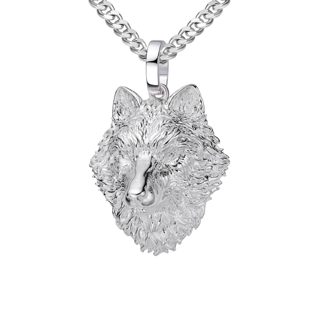 Wolf Head Pendant
