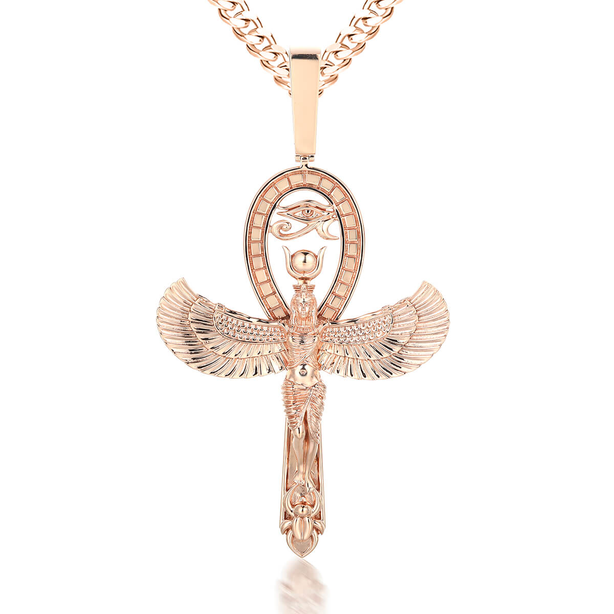 Large Custom Egyptian Ankh Pendant