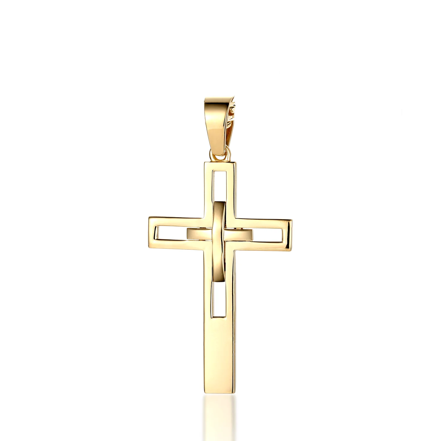 Interlocked Cross Pendant