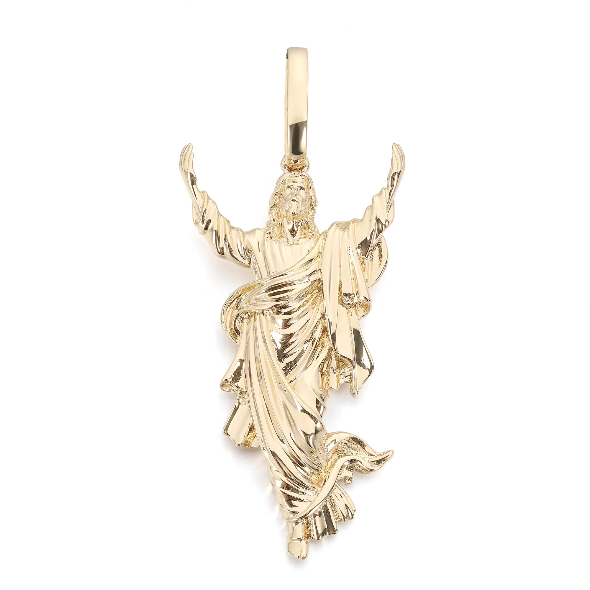 Praying Hands Jesus Christ Pendant
