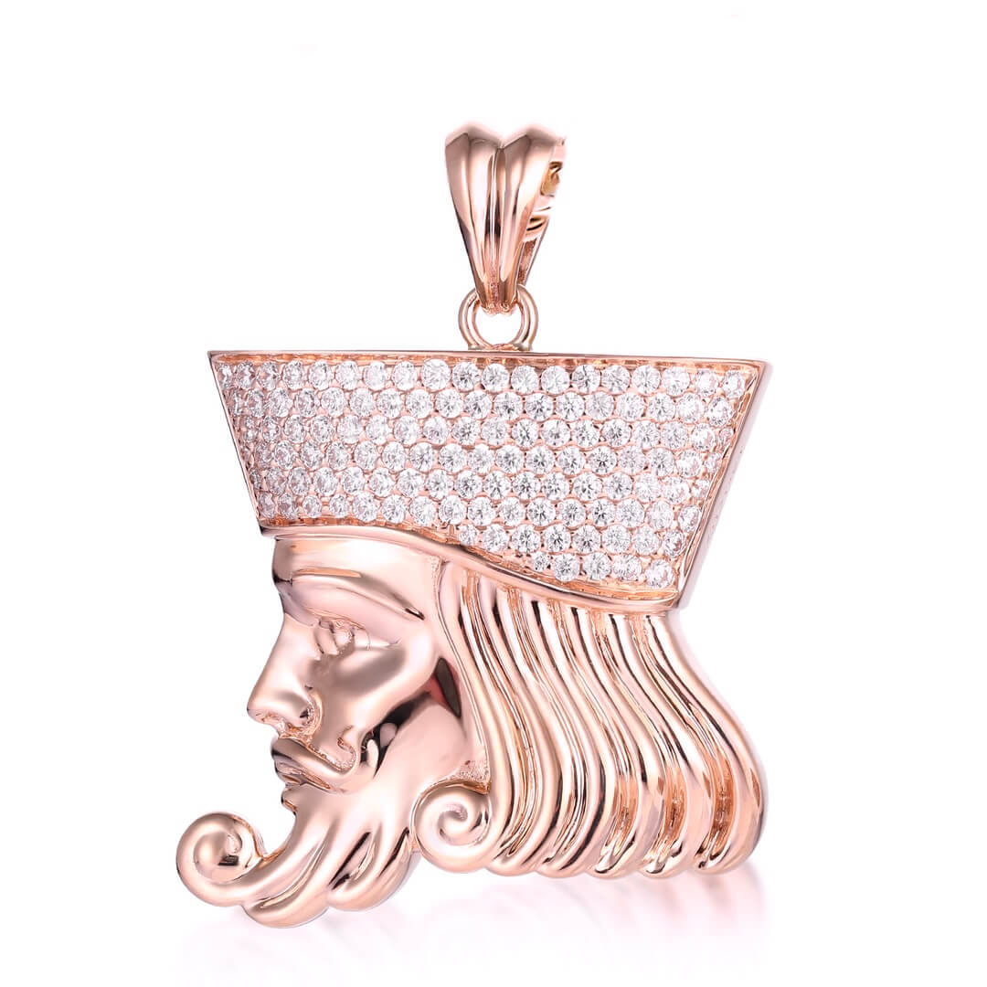 Playing Card King Pendant