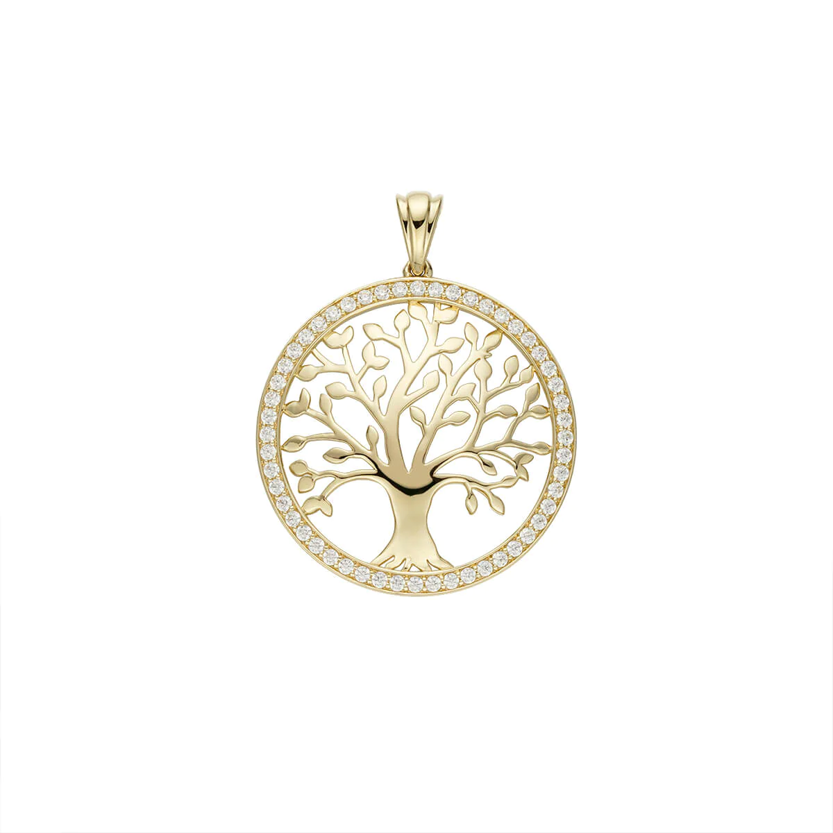 CZ Tree of Life Pendant