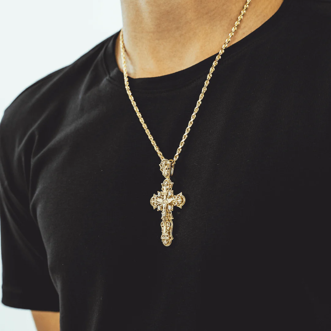 Intricate 3 Layer Crucifix Pendant
