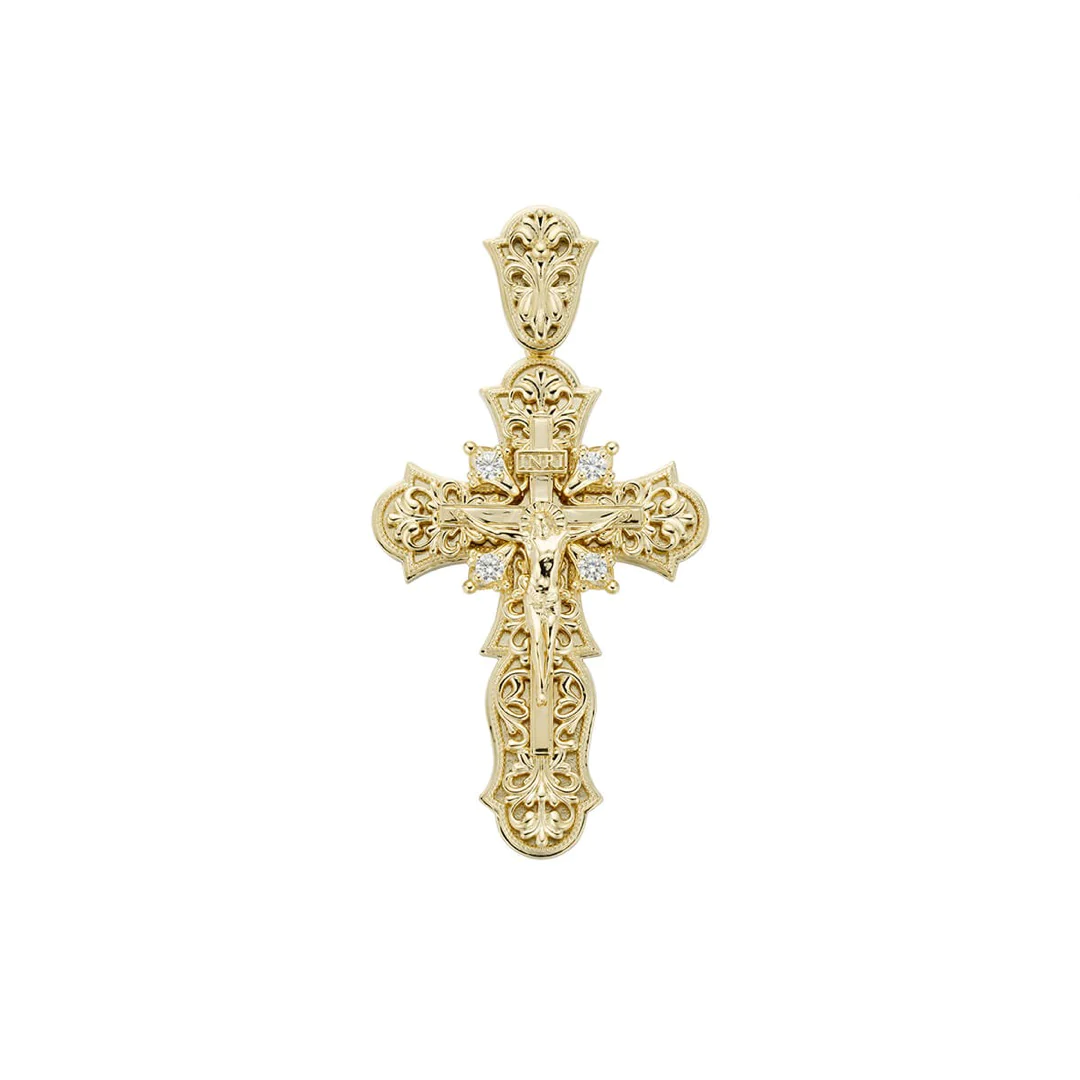 Intricate 3 Layer Crucifix Pendant