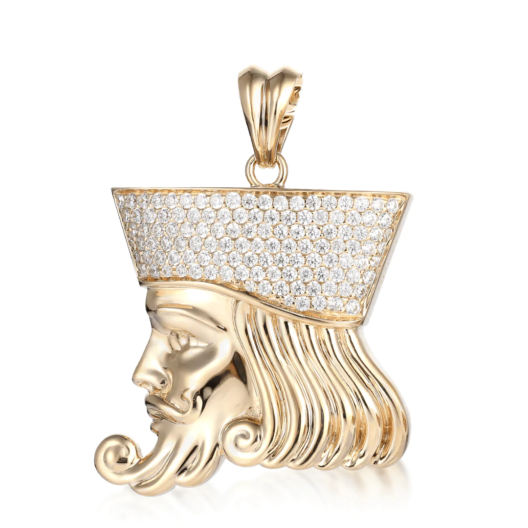 Playing Card King Pendant
