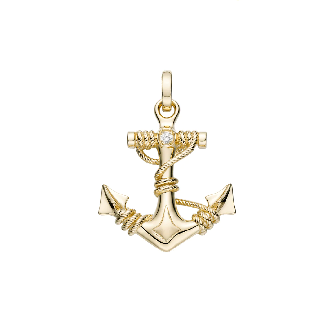 Anchor & Rope Pendant