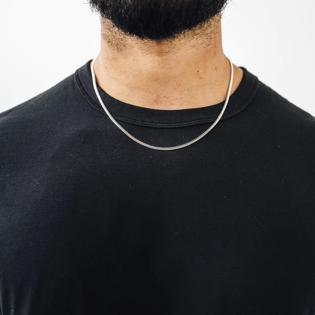 Sterling silver miami cuban link chain