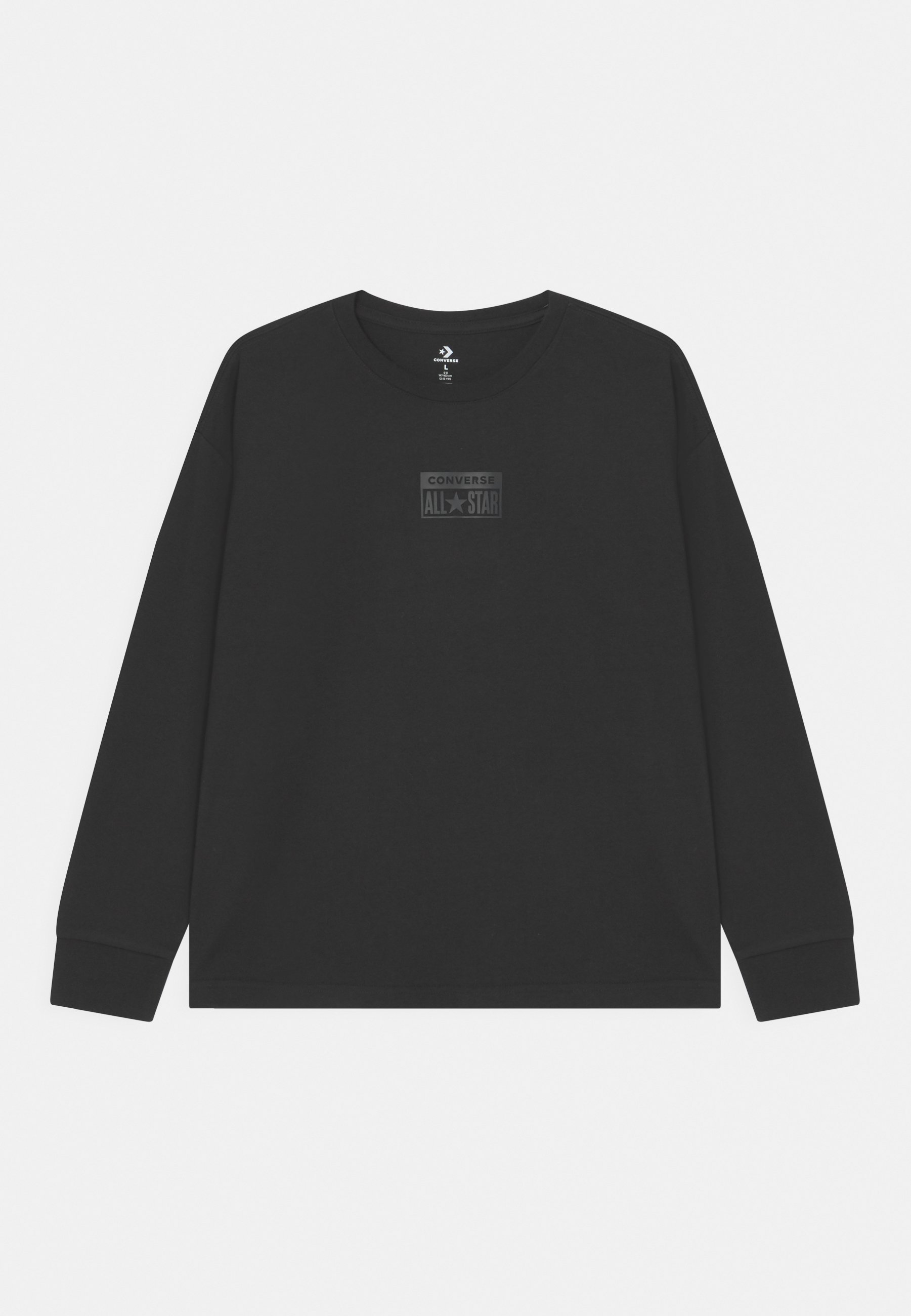 Converse HELIER UNISEX - Long sleeved top - black