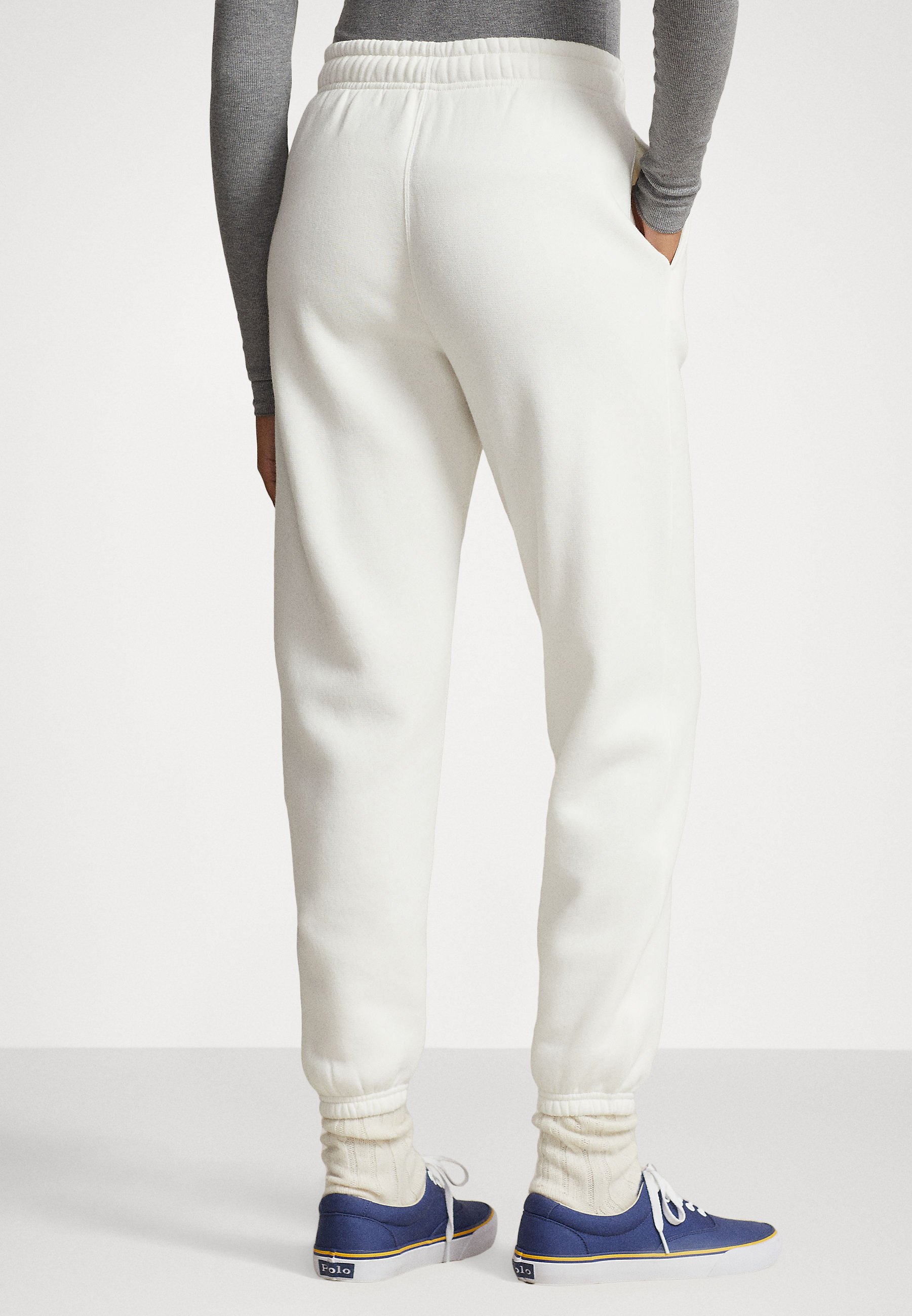 Polo Ralph Lauren ANKLE ATHLETIC - Tracksuit bottoms - nevis/off-white