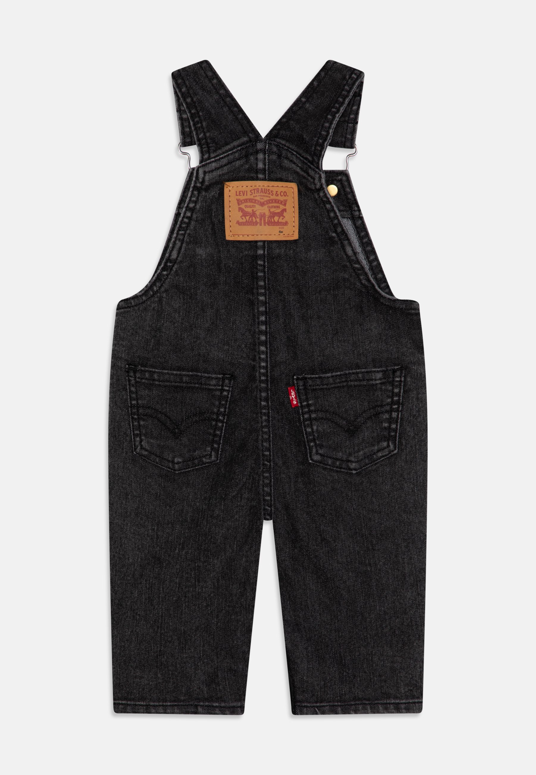 Levi's® SHORTALL - Dungarees - finish line/light-blue denim