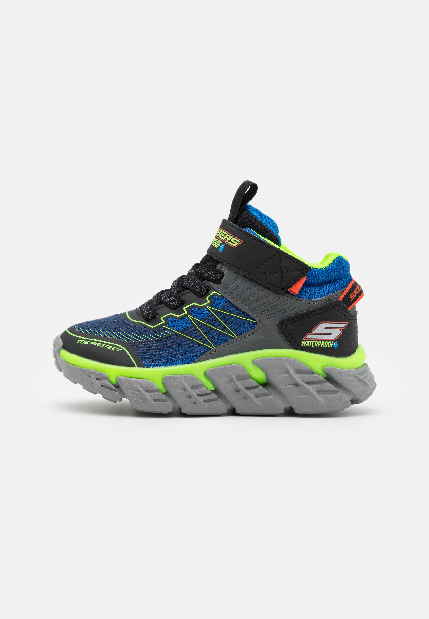 Skechers TECH-GRIP - High-top trainers - royal/black/lime/orange/blue
