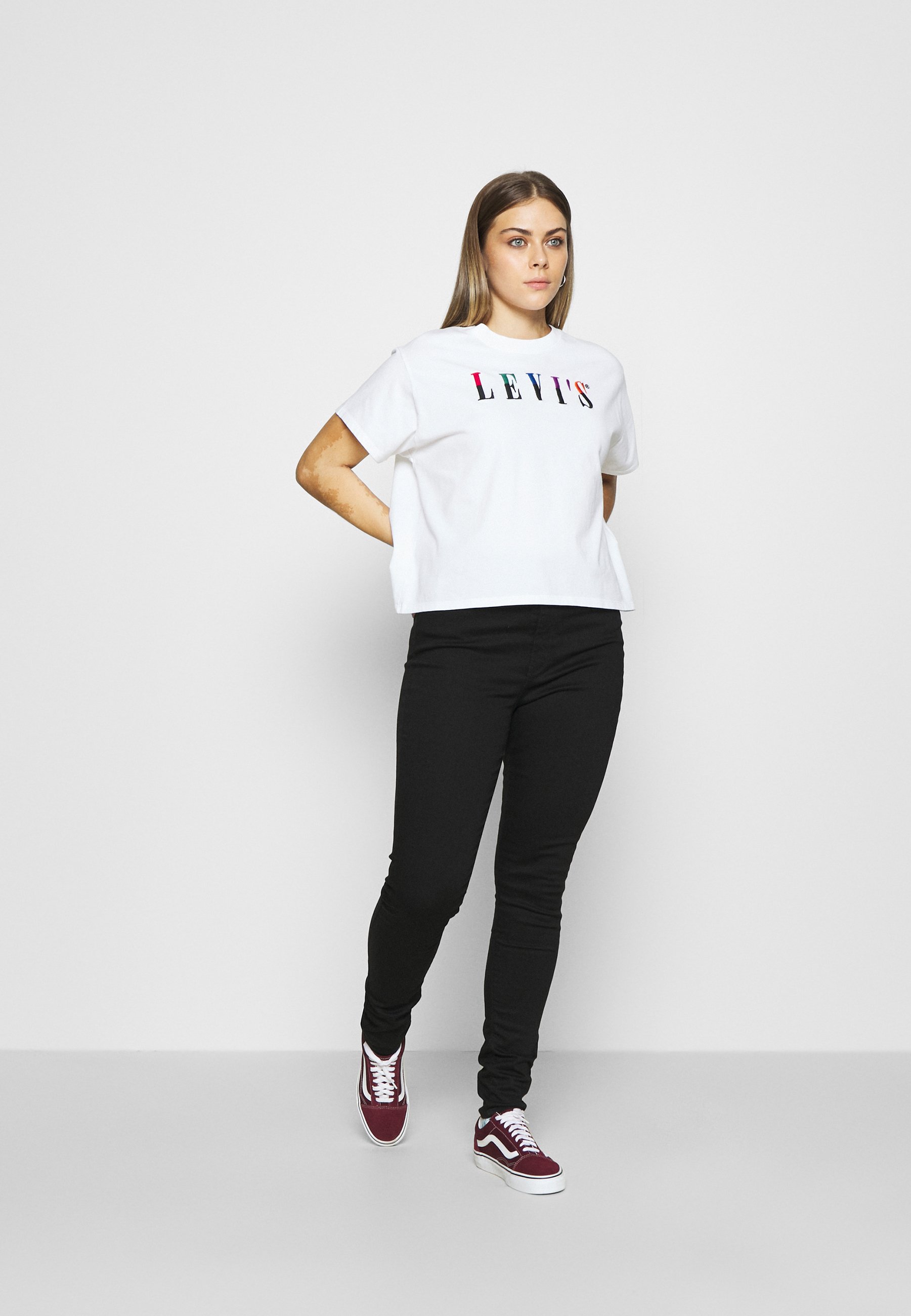 Levi's® 720™ HIGH RISE SUPER SKINNY - Jeans Skinny Fit - black galaxy/black denim