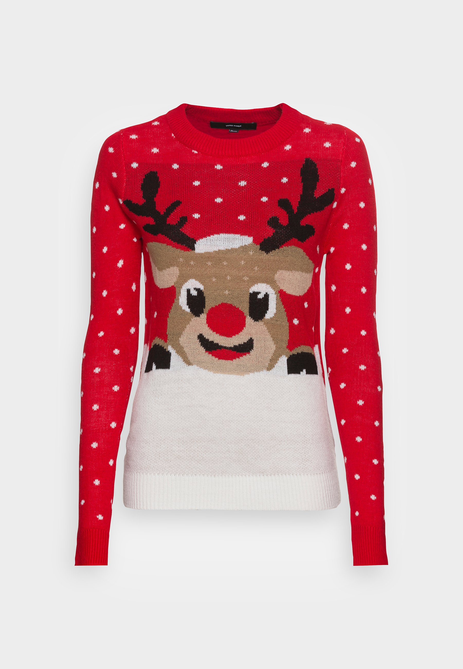 Vero Moda VMICELAND XMAS - Jumper - chinese red/red