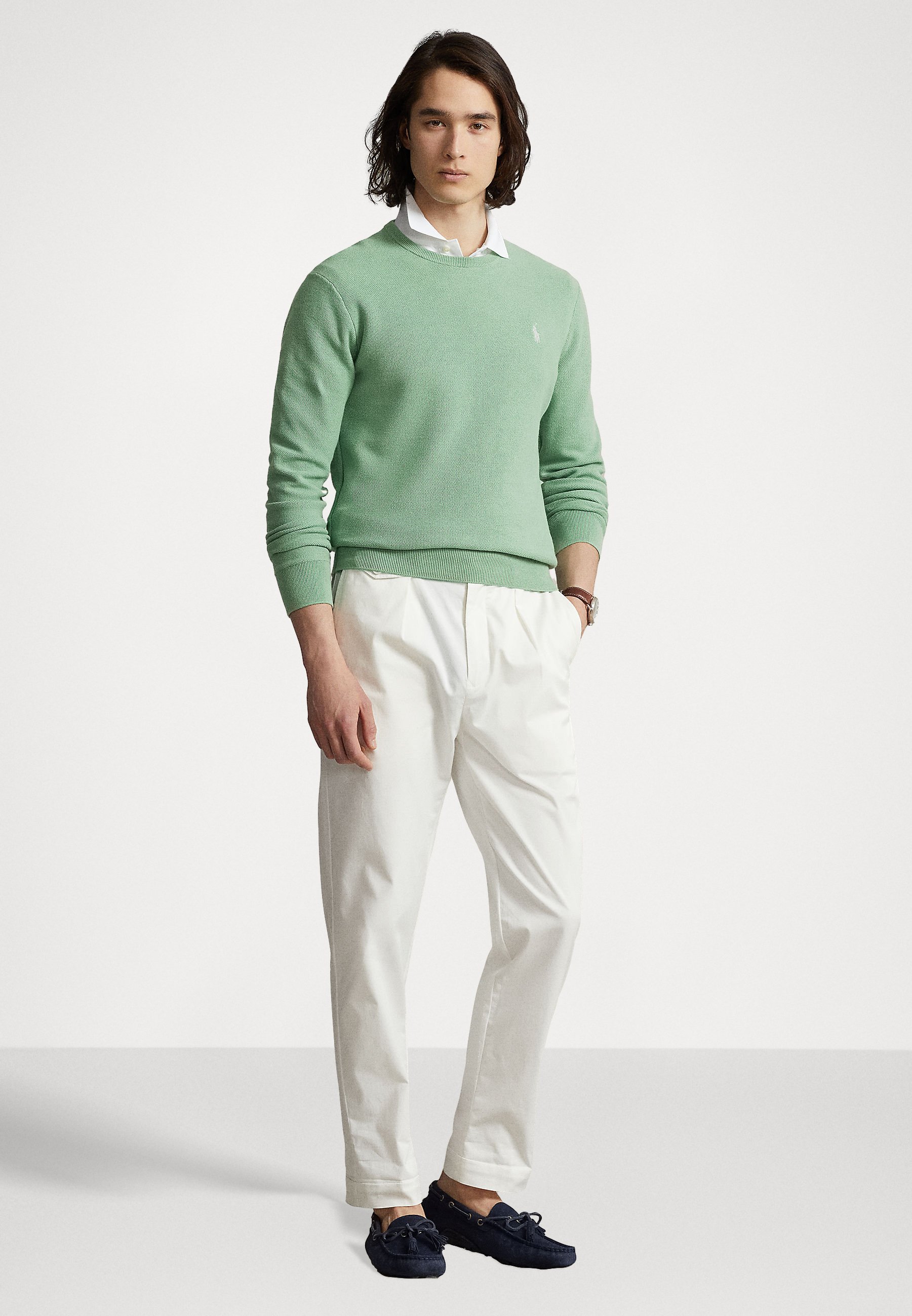 Polo Ralph Lauren LONG SLEEVE - Jumper - pistachio/green