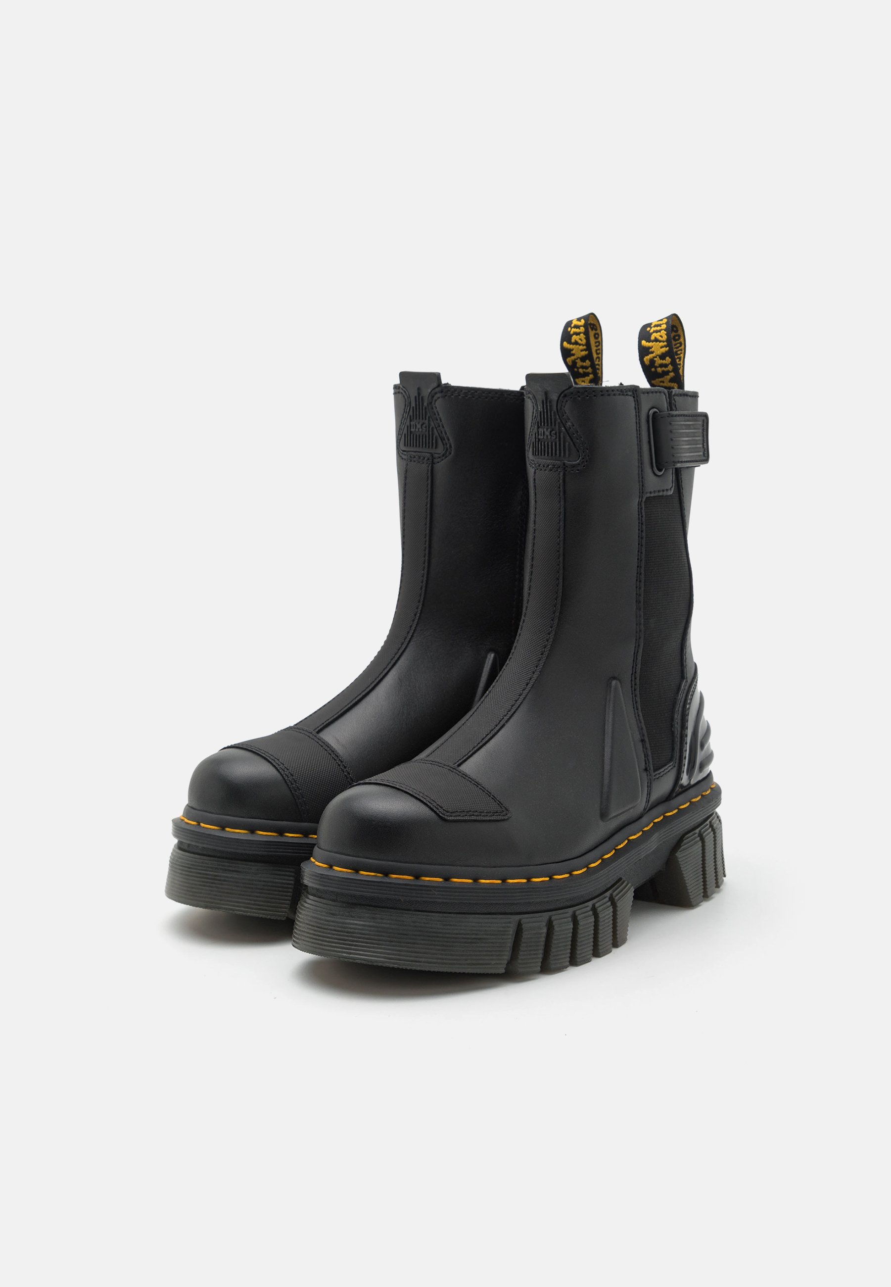 Dr. Martens AUDRICK CHELSEA - Platform ankle boots - black