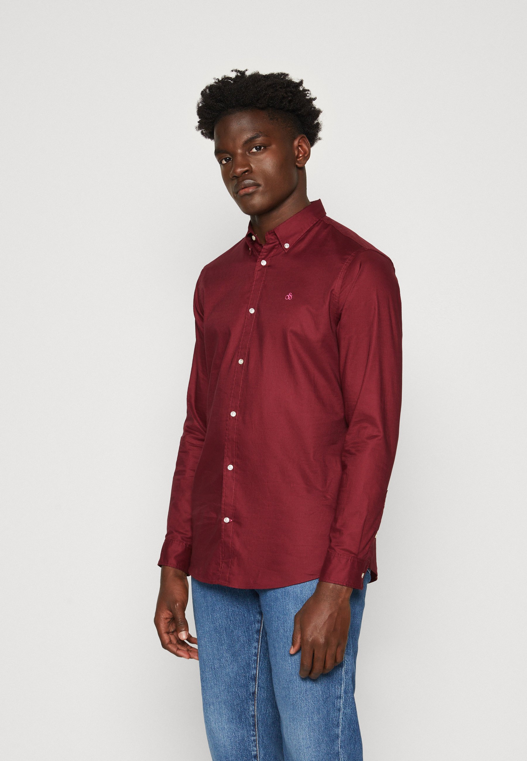 Scotch & Soda ESSENTIAL SOLID SHIRT - Shirt - jam/dark purple
