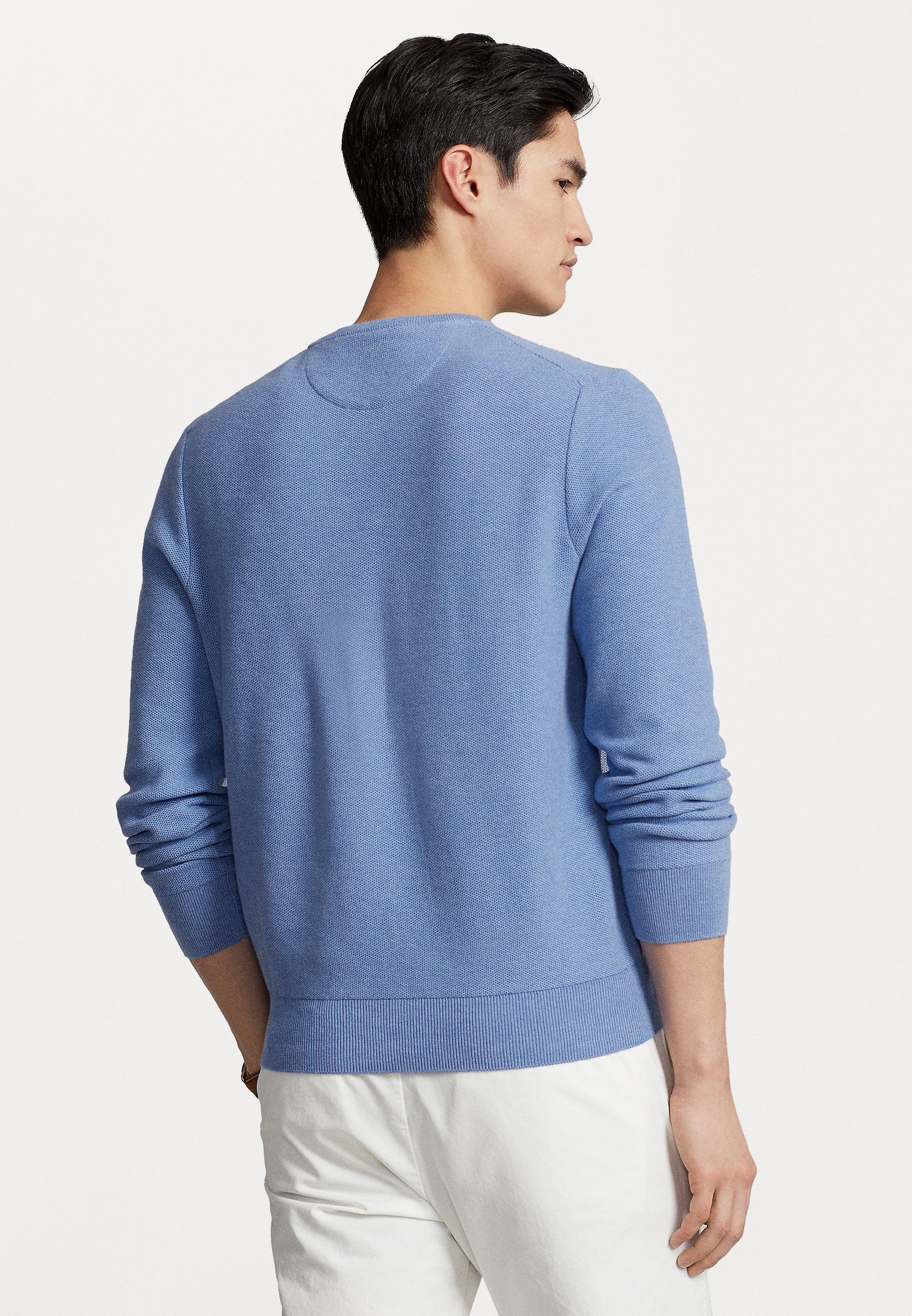 Polo Ralph Lauren LONG SLEEVE - Jumper - summer blue/blue