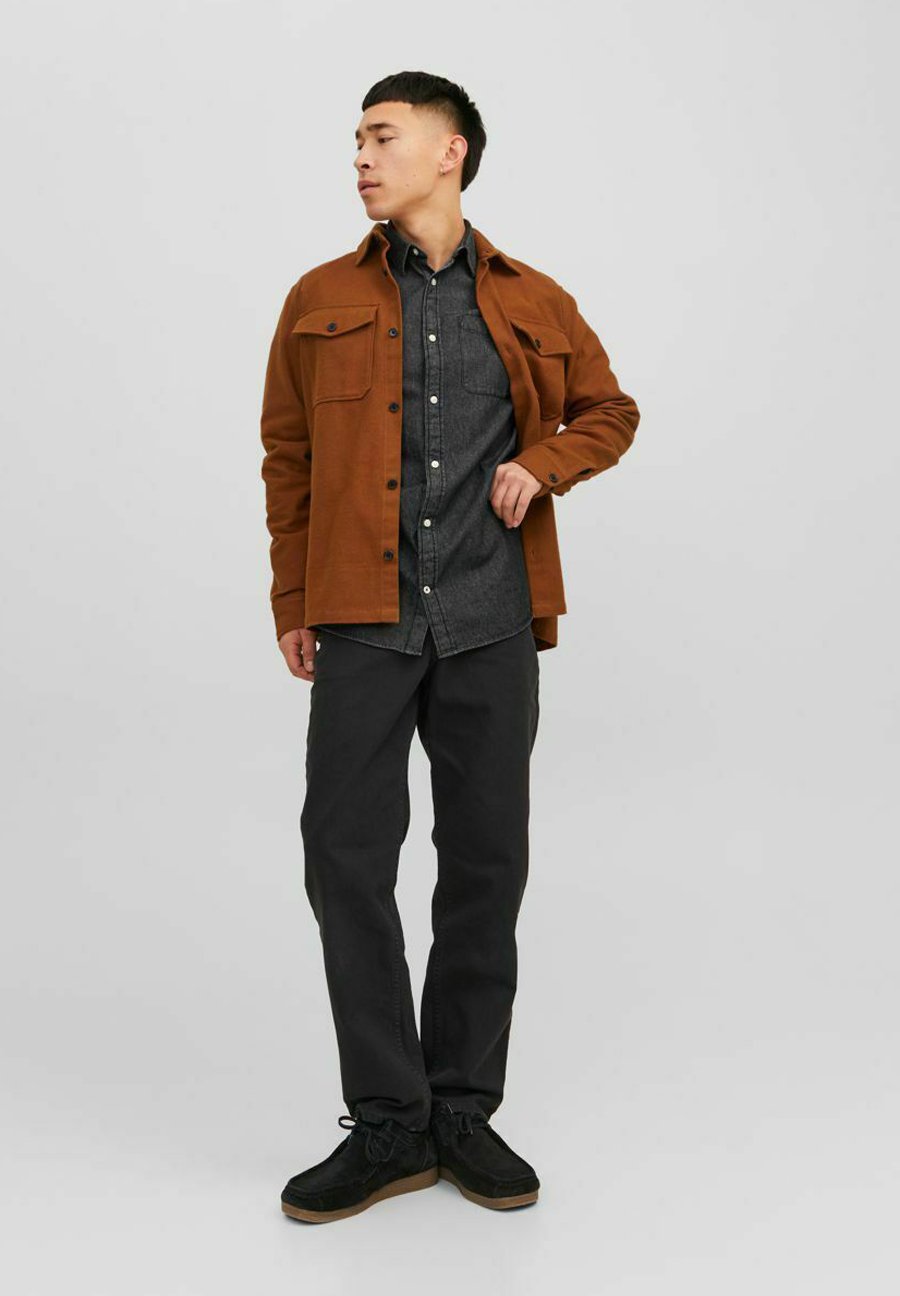Jack &Jones LANGÄRMELIGES - Shirt - black denim