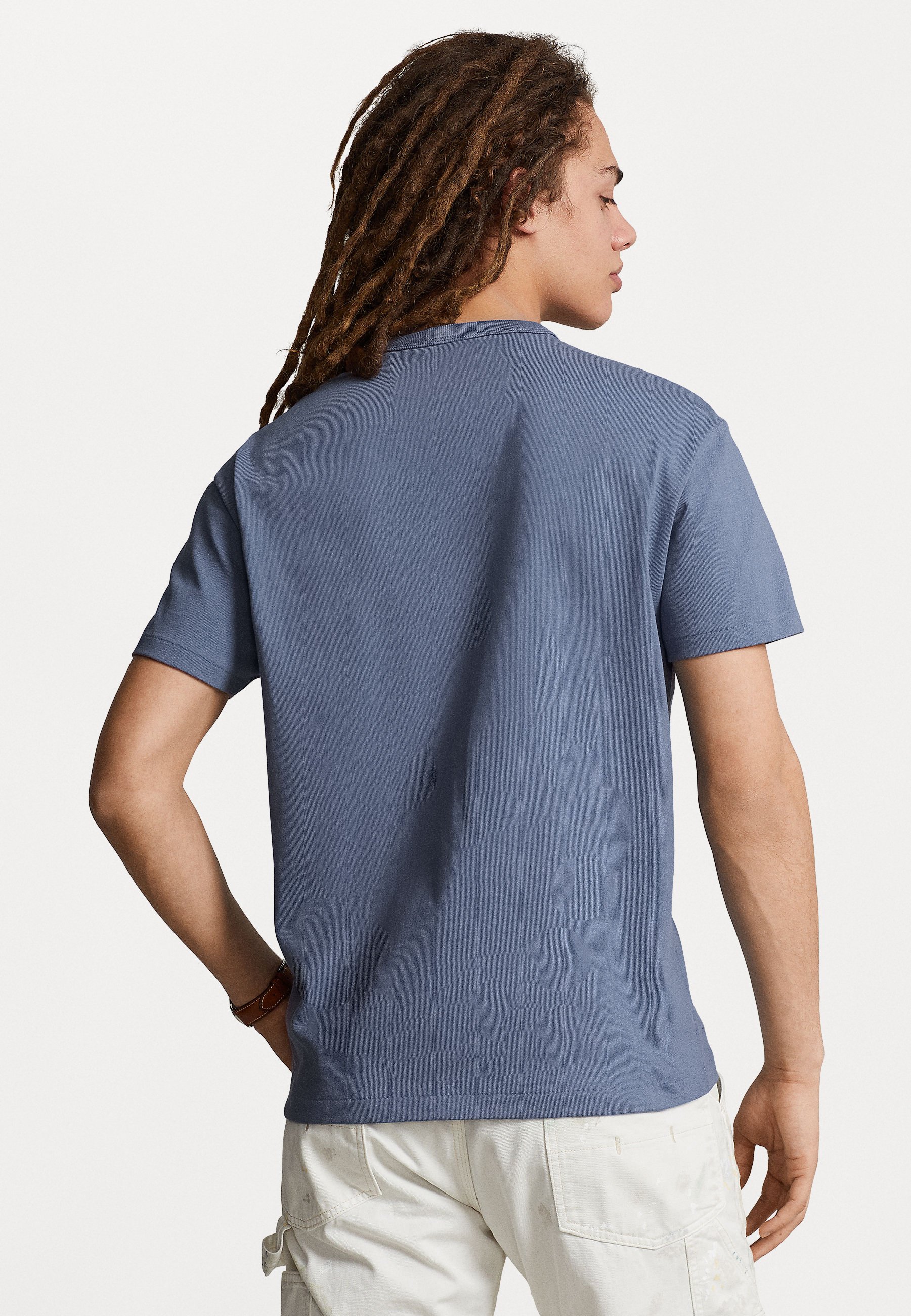 Polo Ralph Lauren SHORT SLEEVE - Basic T-shirt - capri blue/blue