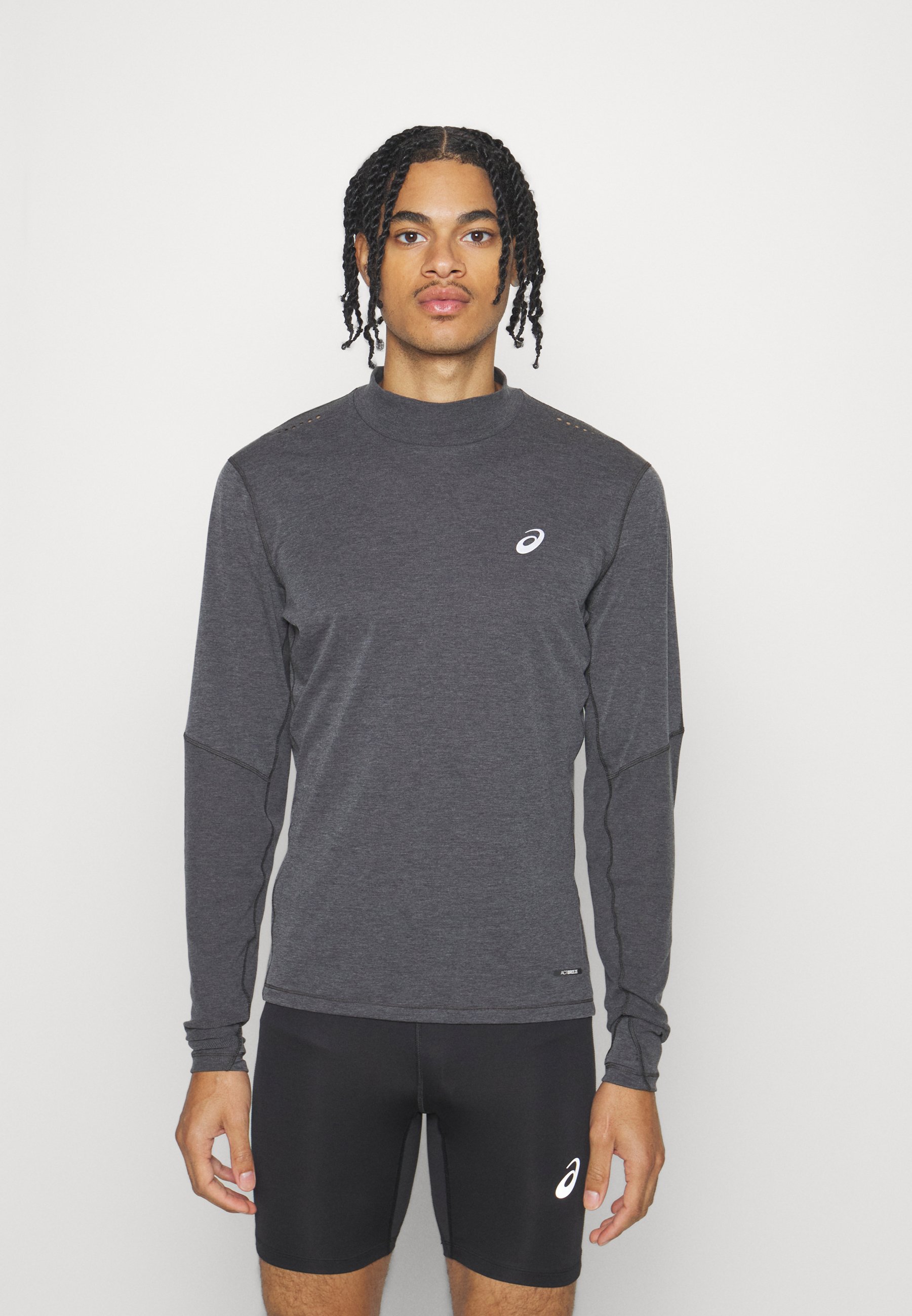 ASICS METARUN MOCK - Long sleeved top - performance black/black