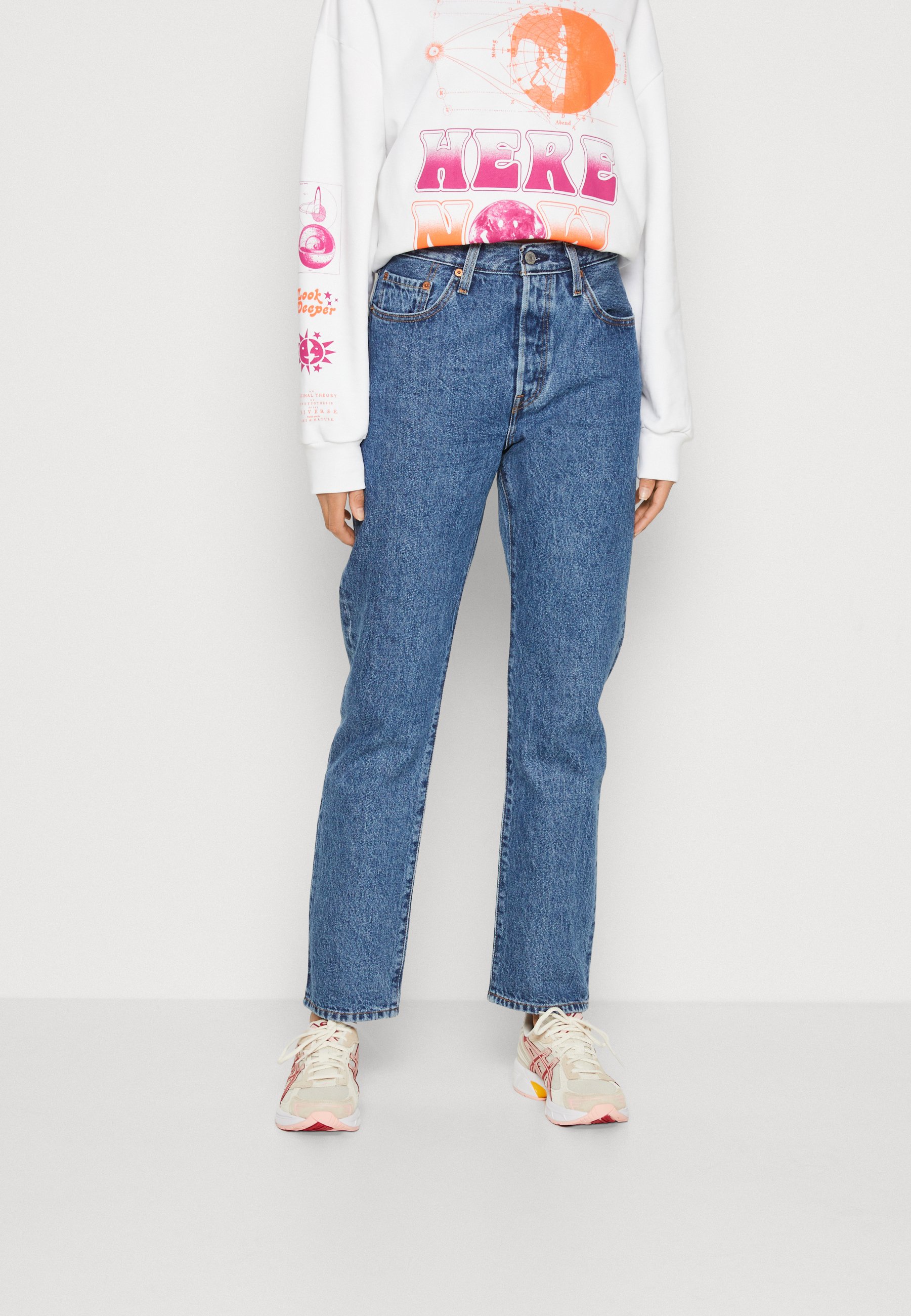 Levi's® 501® JEANS FOR WOMEN - Straight leg jeans - shout out stone/stone blue denim