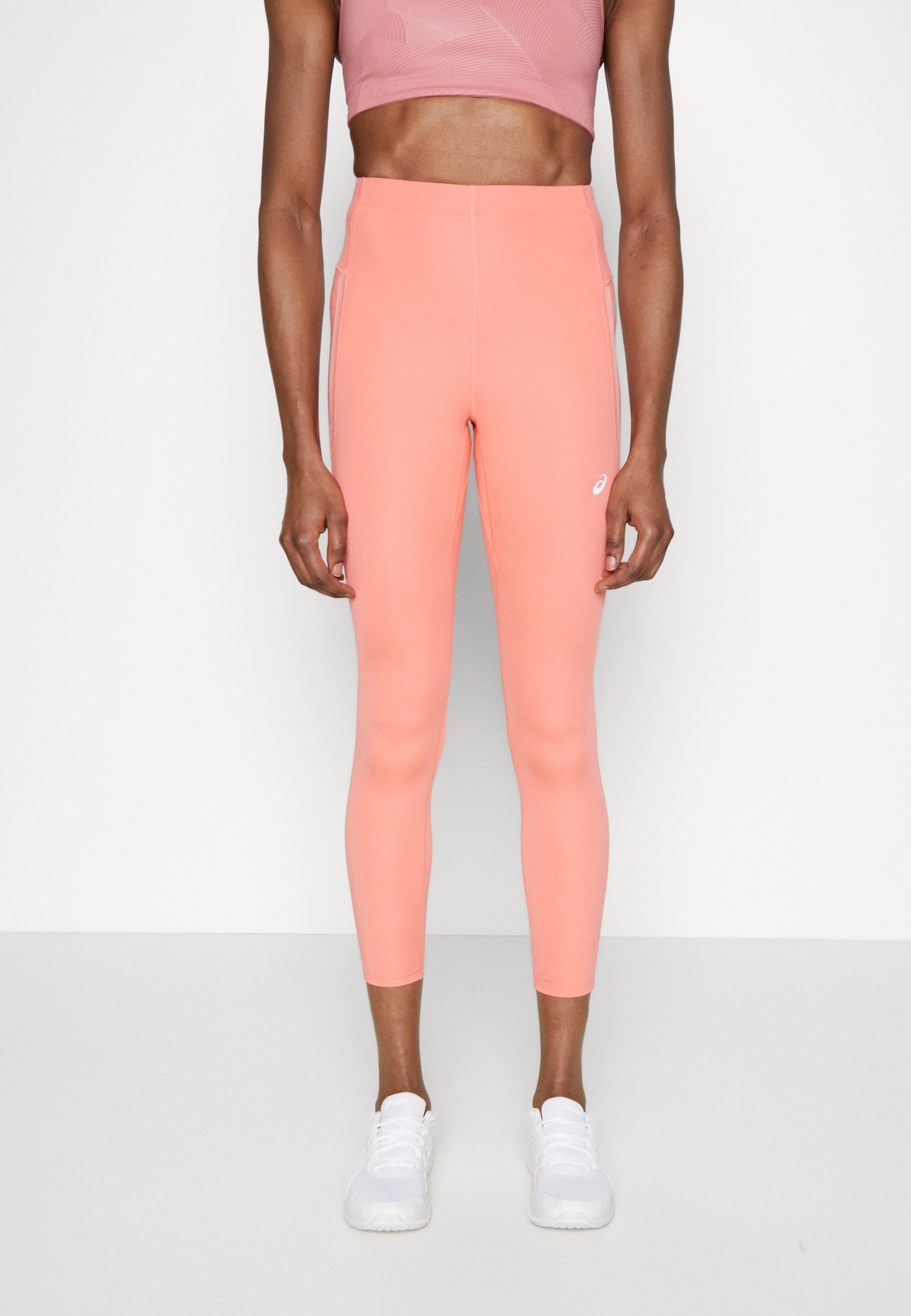 ASICS RACE HIGH WAIST - Leggings - papaya/coral