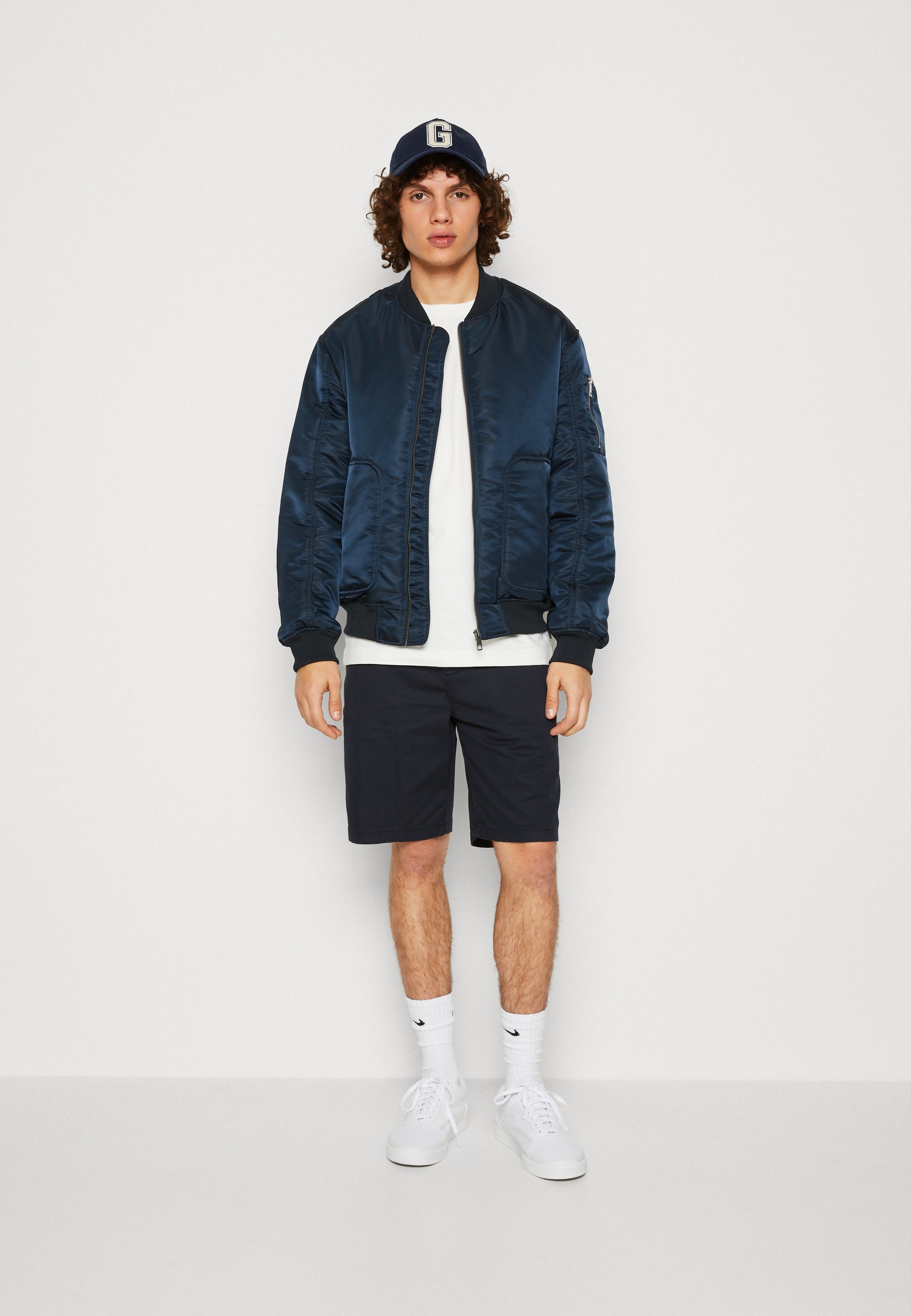Scotch & Soda STUART GARMENT DYE PIMA - Shorts - navy/dark blue