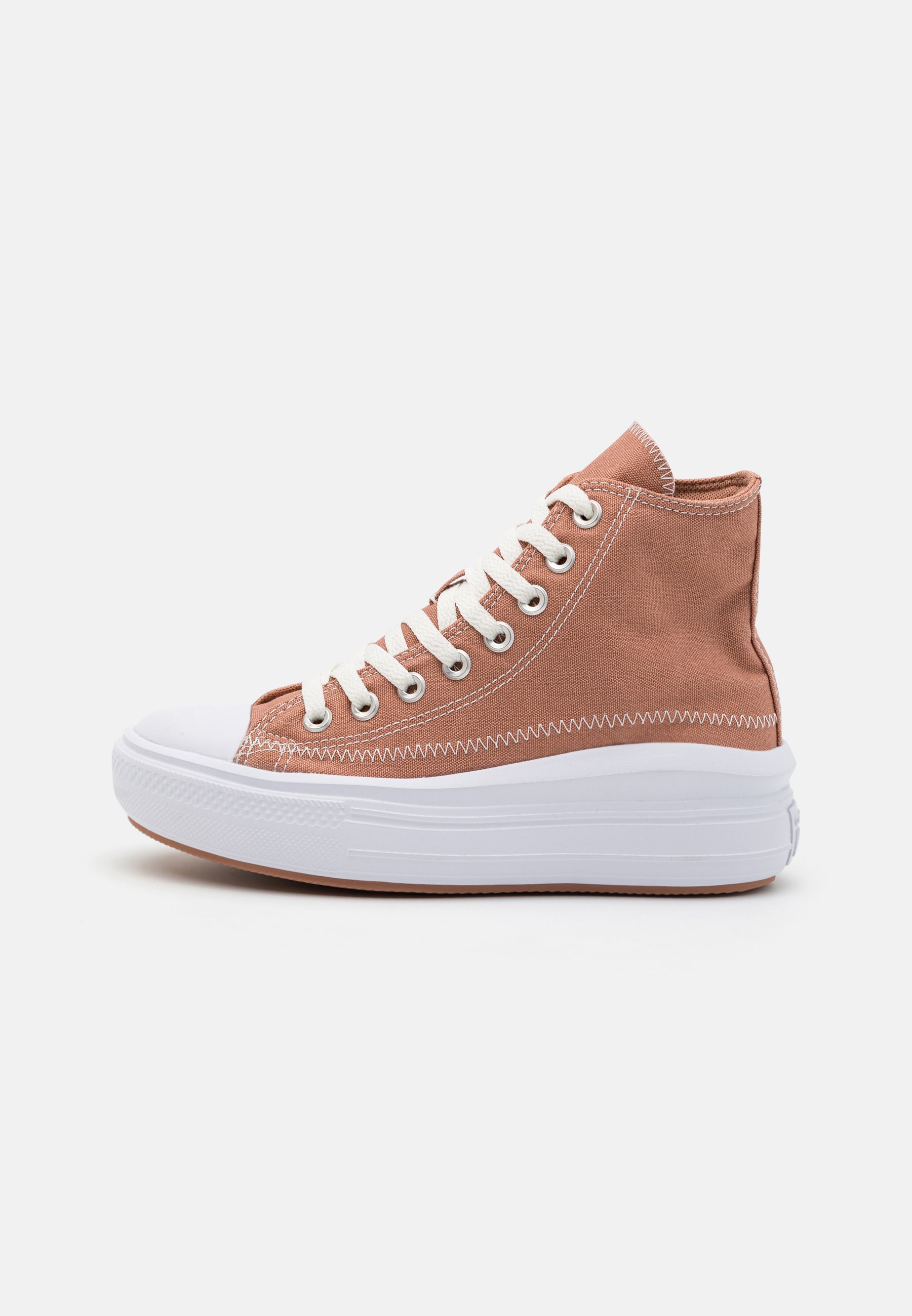 Converse CHUCK TAYLOR ALL STAR MOVE - High-top trainers - clay pot/egret/white/copper