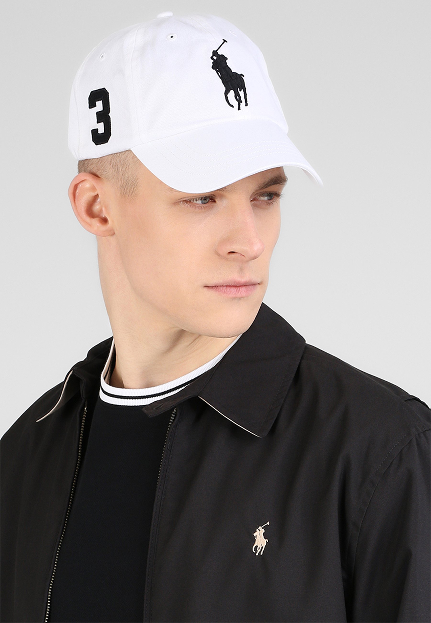 Polo Ralph Lauren BIG PONY CHINO BALL CAP - Cap - white
