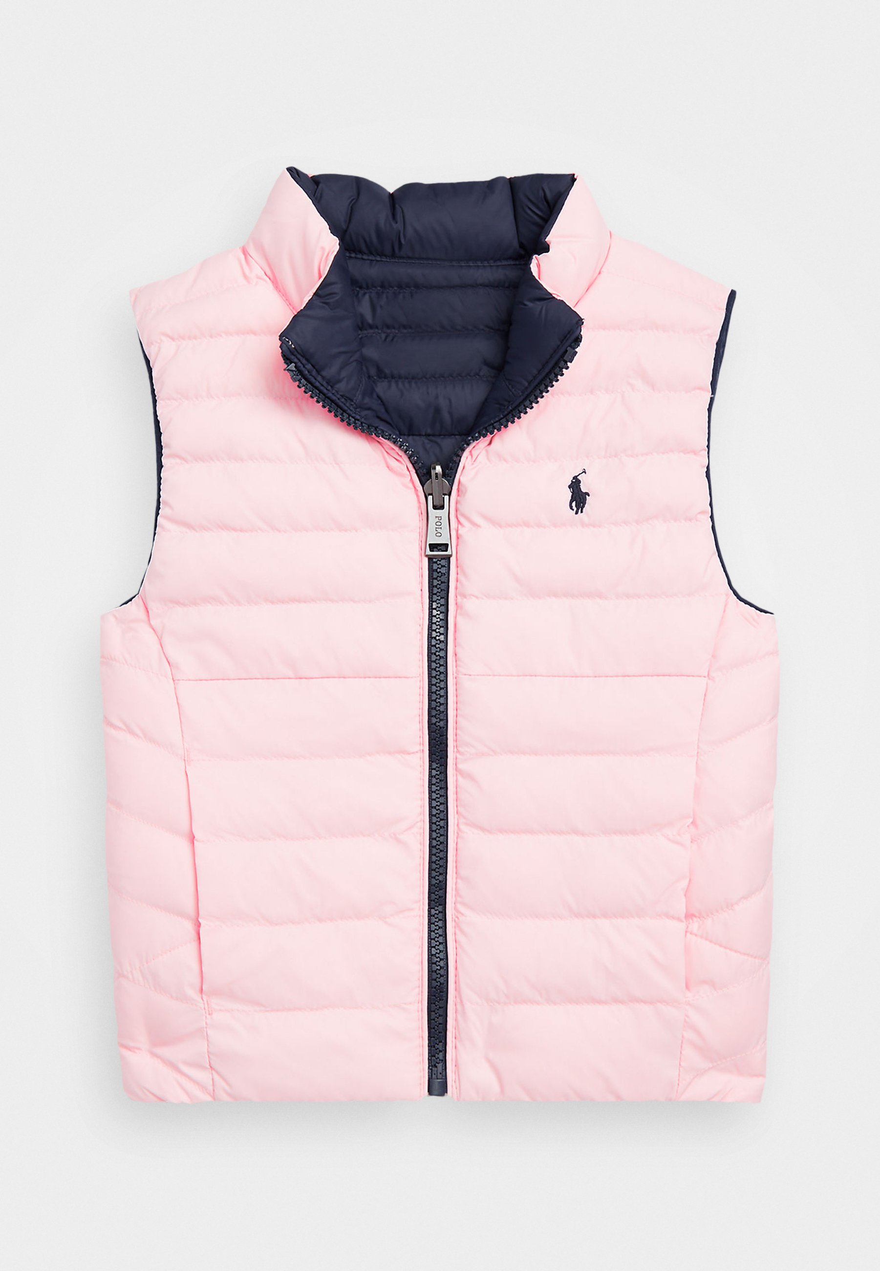 Polo Ralph Lauren OUTERWEAR VEST - Waistcoat - newport navy/hint of pink/pink