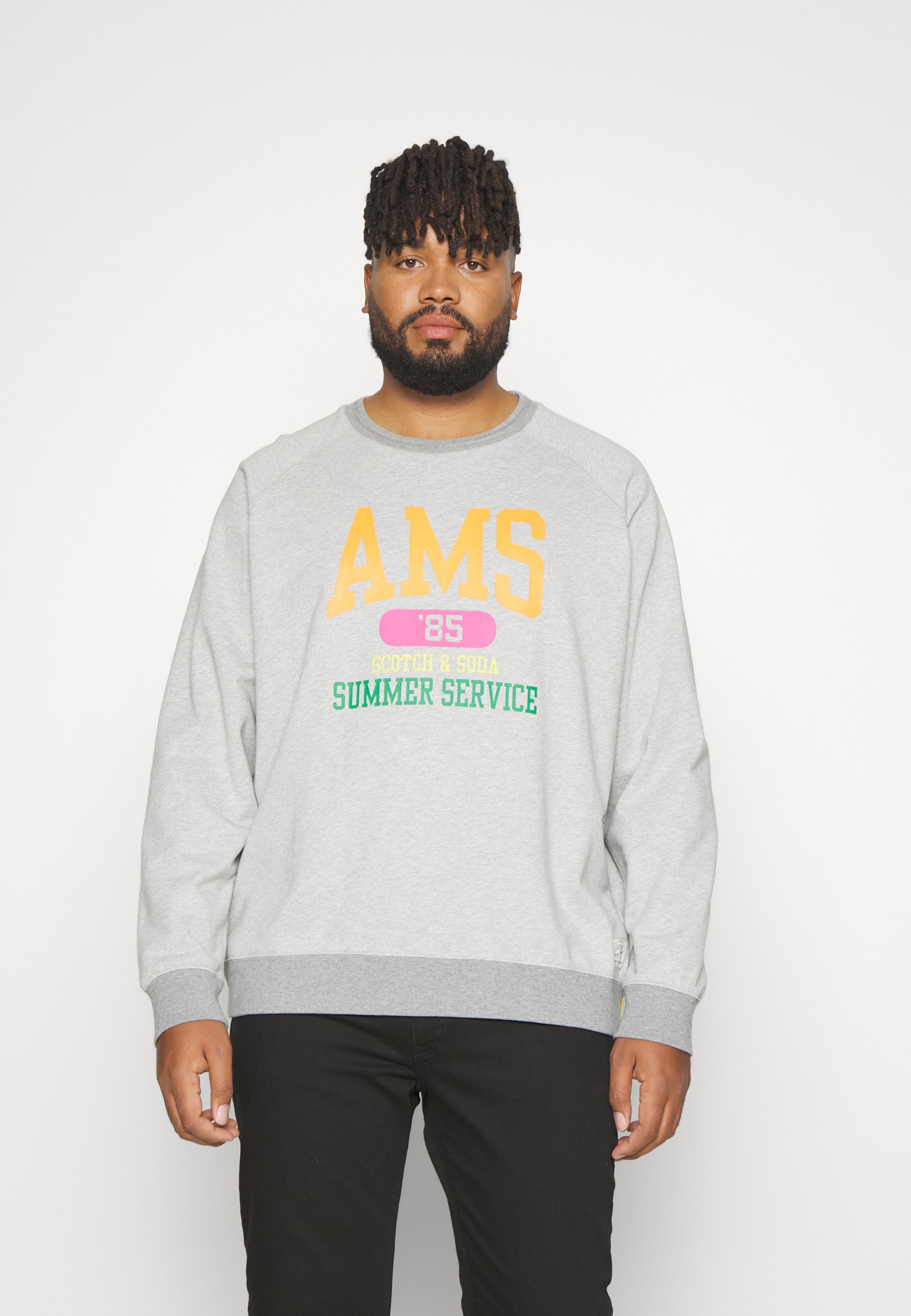 Scotch & Soda VINTAGE - Sweatshirt - grey melange/grey