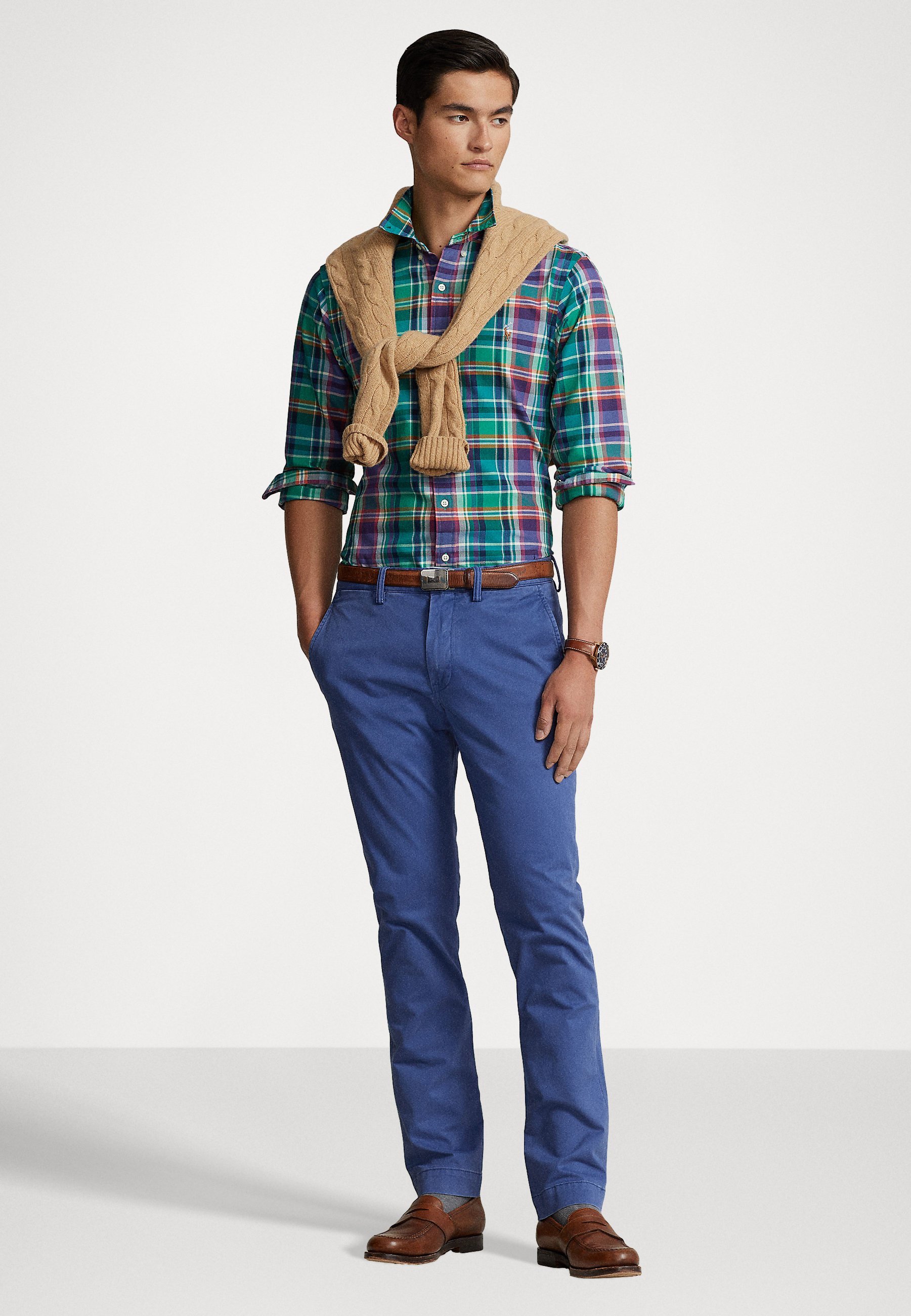 Polo Ralph Lauren STRETCH SLIM FIT TROUSER - Chinos - aged royal/blue